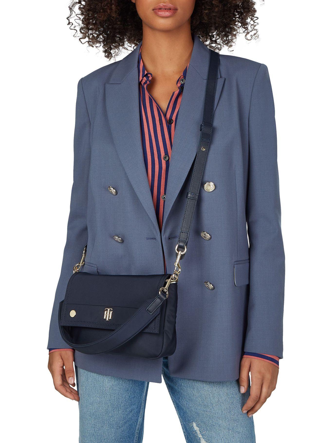 Bolso Tote Con Monograma  Azul Tommy Hilfiger-3