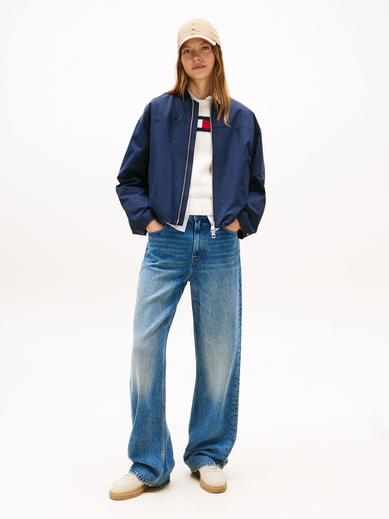 Chaqueta Bomber Solid Con Logo Azul Tommy Hilfiger-1