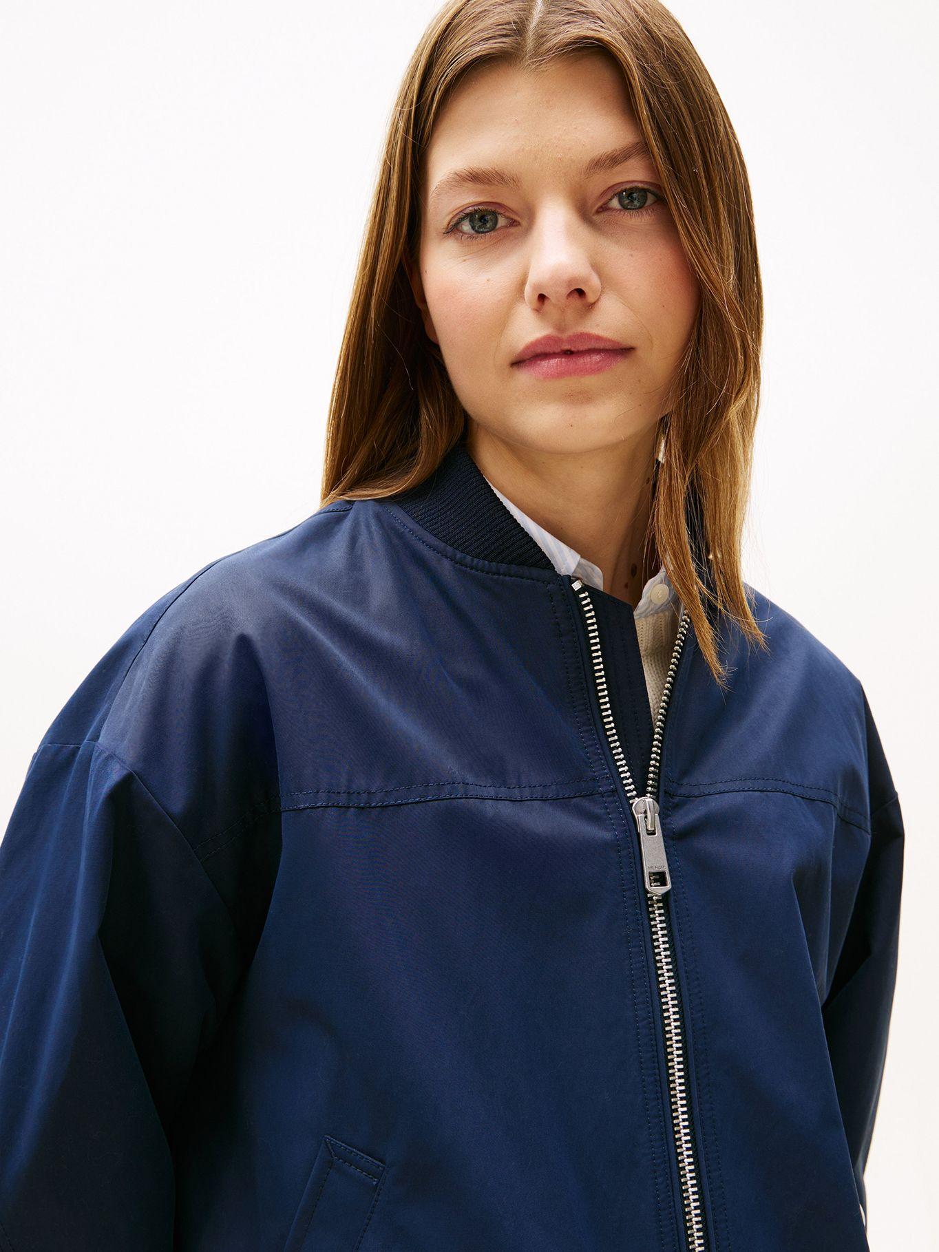 Chaqueta Bomber Solid Con Logo Azul Tommy Hilfiger-3