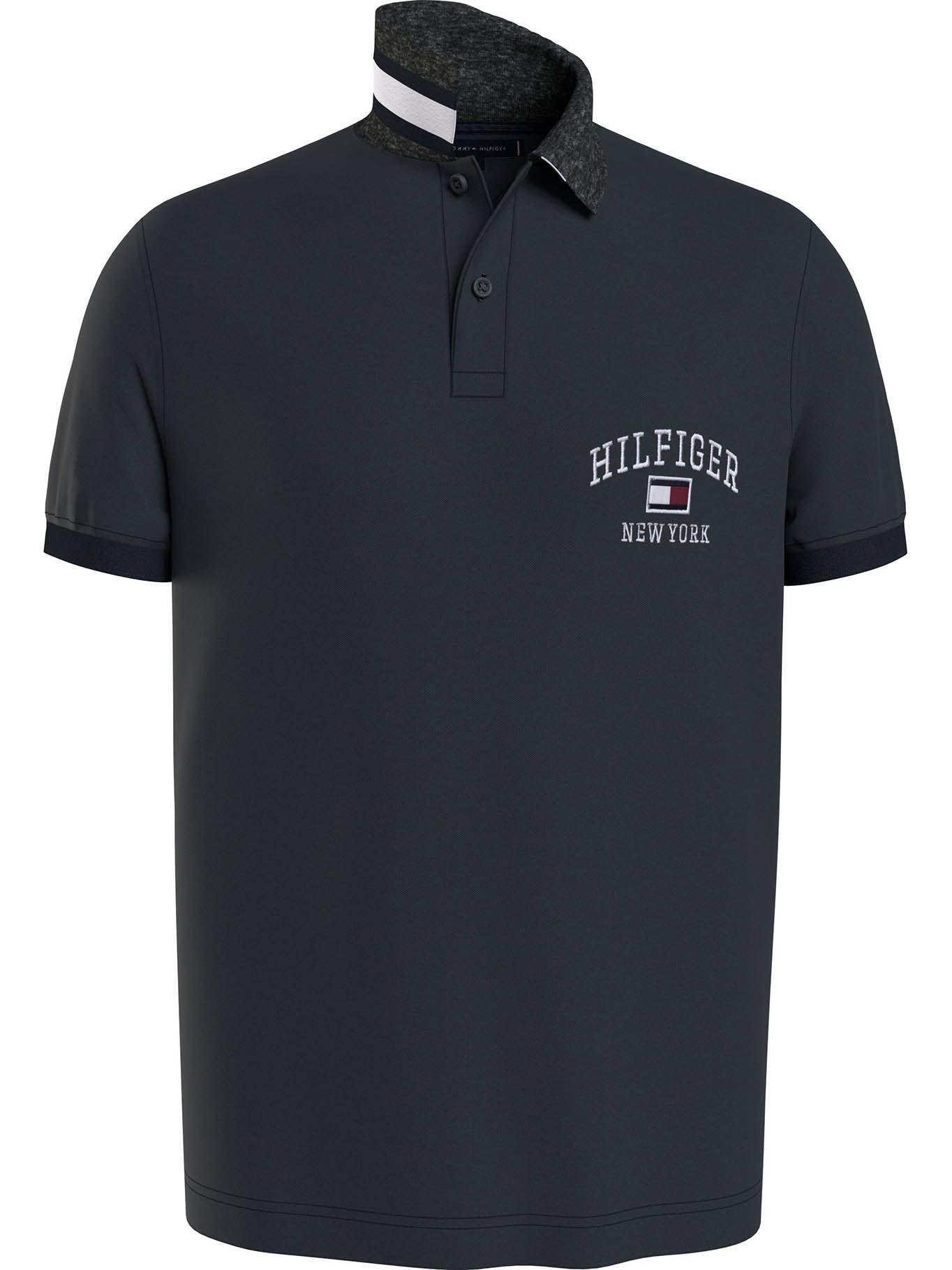 Polo Heritage Collar Regular Fit Azul Tommy Hilfiger-0