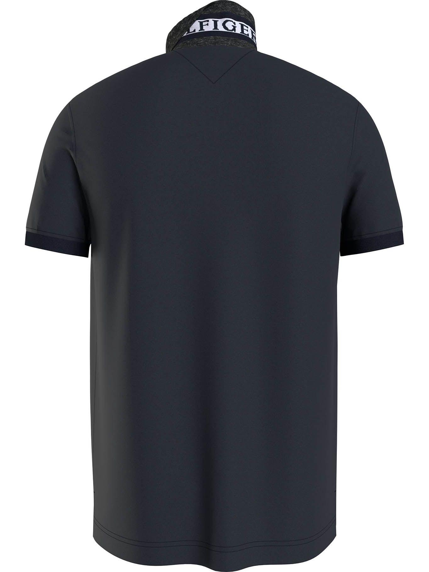 Polo Heritage Collar Regular Fit Azul Tommy Hilfiger-1
