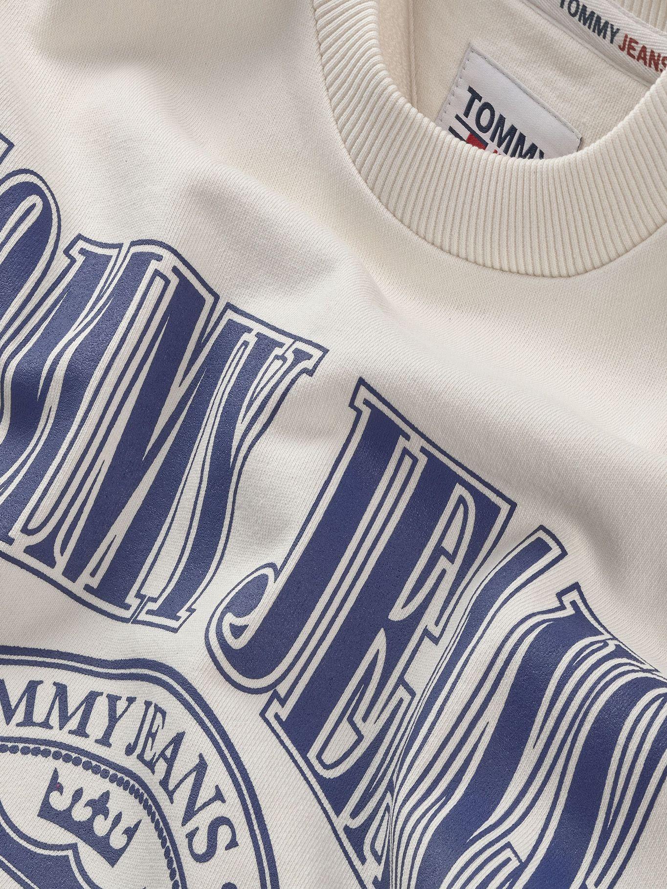 Polerón Comfort Varsity Blanco Tommy Hilfiger-2