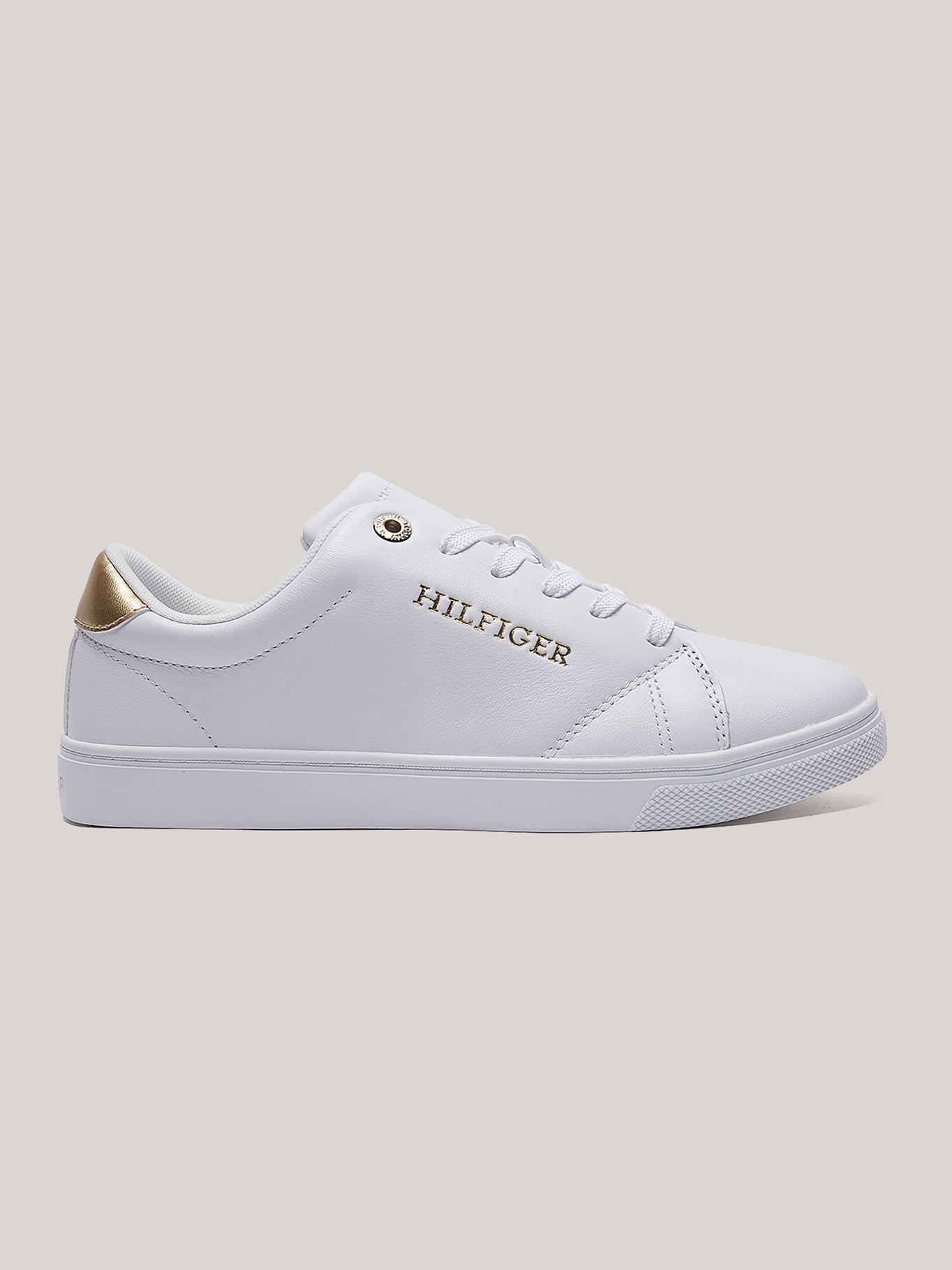 Zapatillas De Cuero Signature Blanco Tommy Hilfiger-4