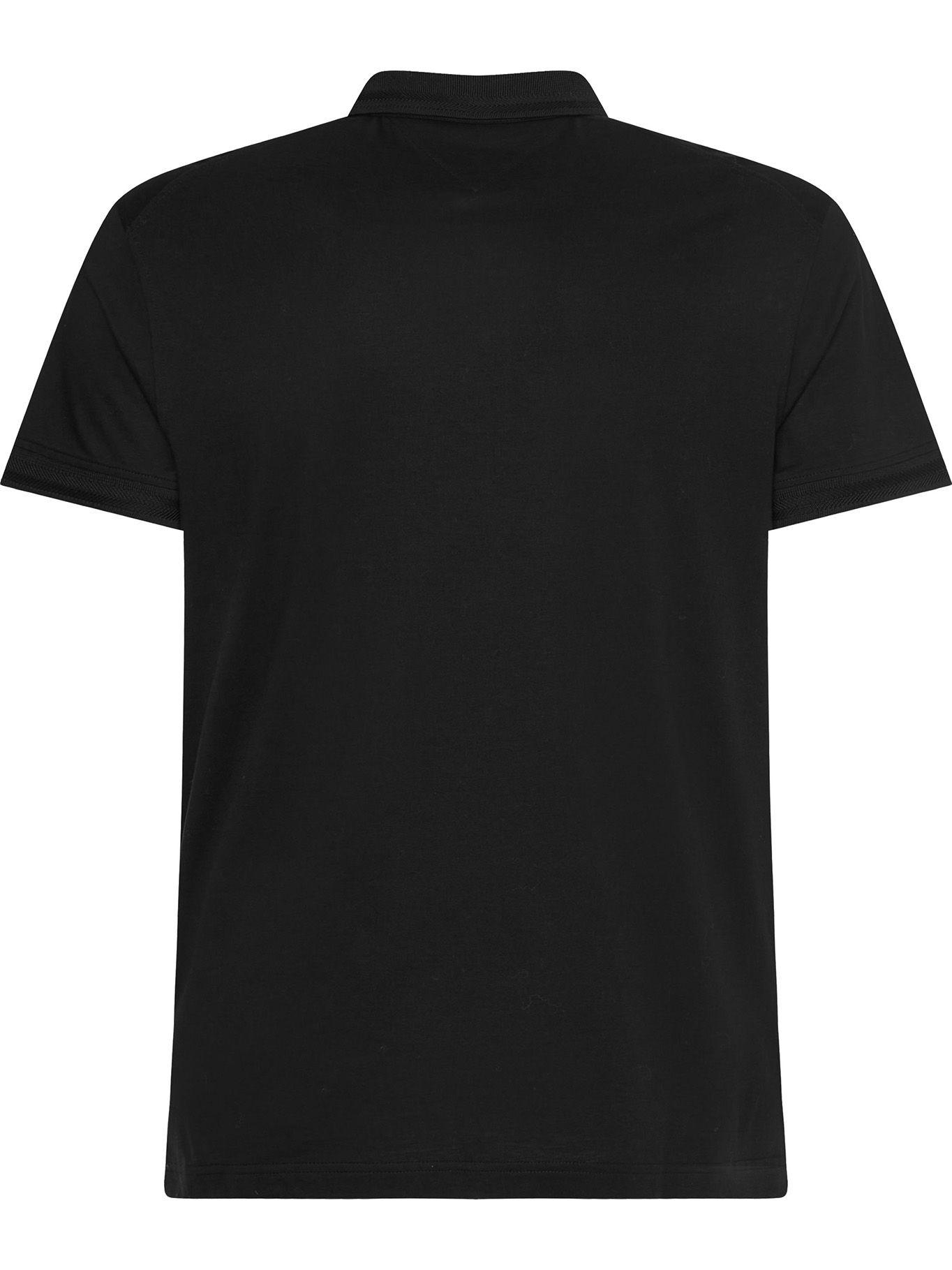 Polo Essential Casual Slim Fit Negro Tommy Hilfiger-1