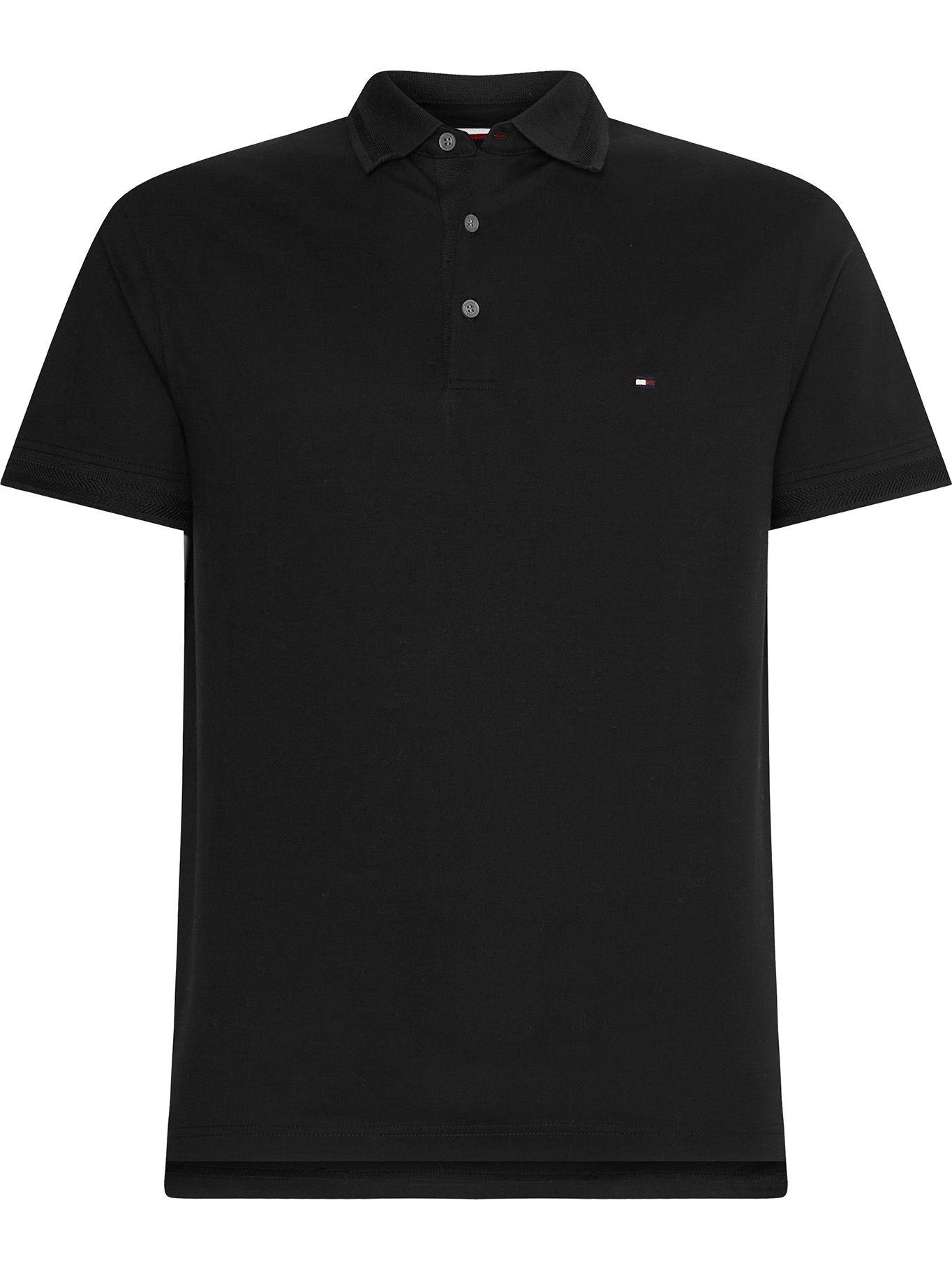 Polo Essential Casual Slim Fit Negro Tommy Hilfiger-0