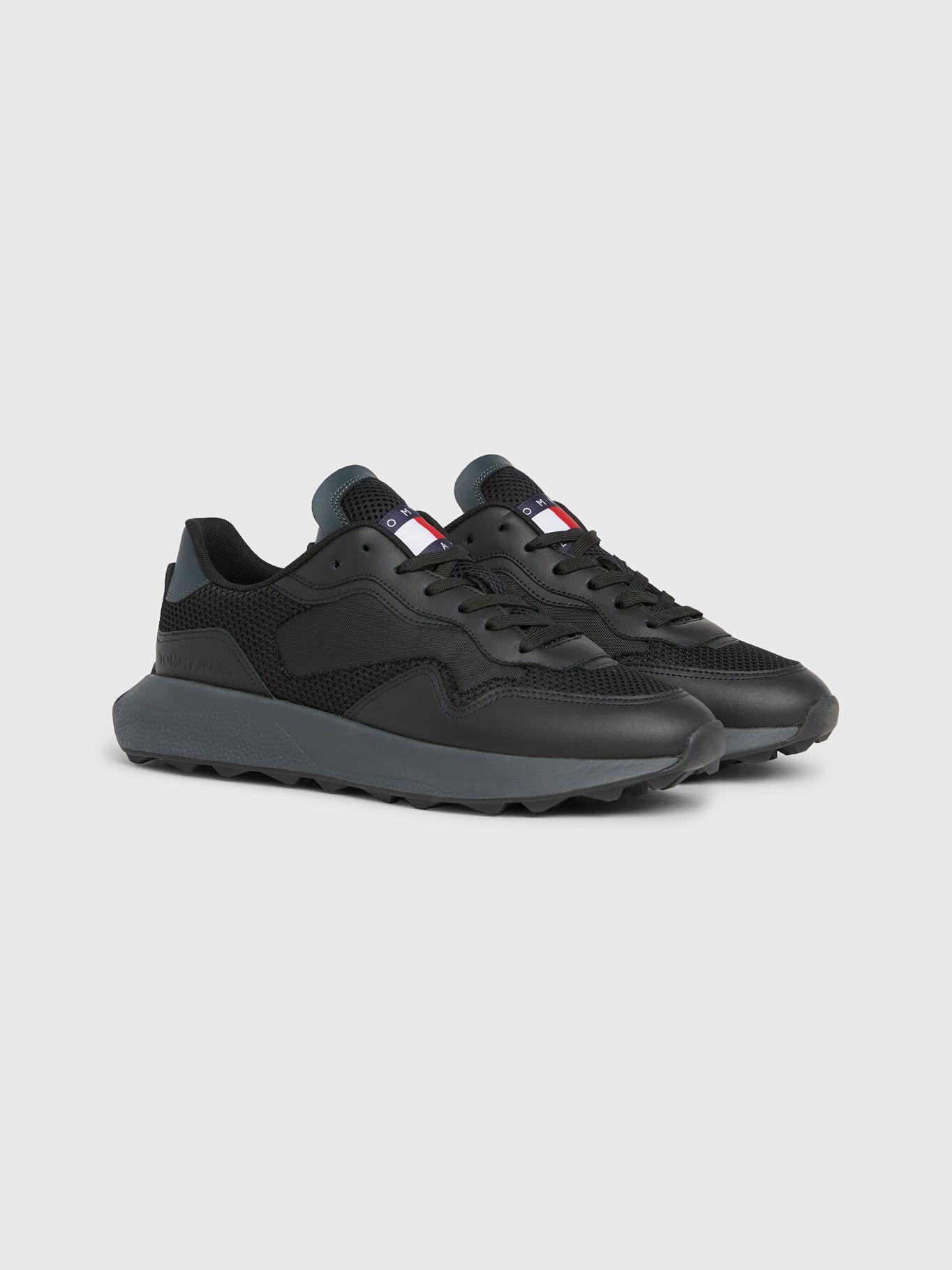 Zapatillas Running Con Texturas Negro Tommy Hilfiger-0