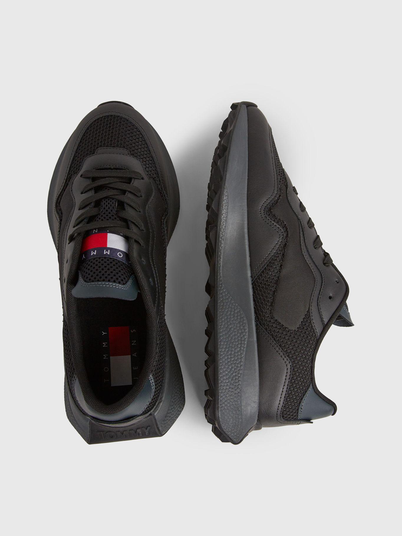 Zapatillas Running Con Texturas Negro Tommy Hilfiger-3