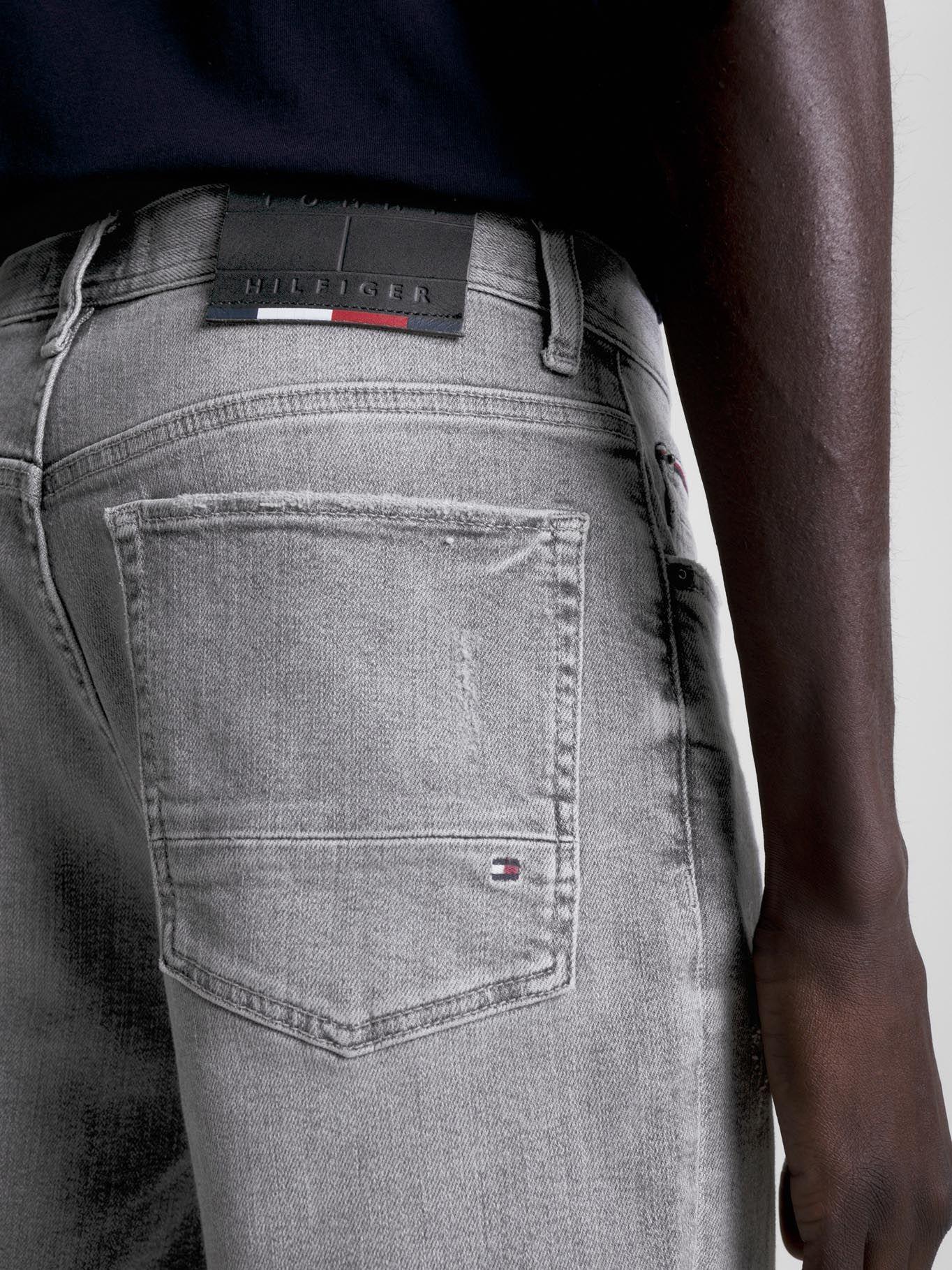 Shorts Denim Brooklyn Desteñido Gris Tommy Hilfiger-3