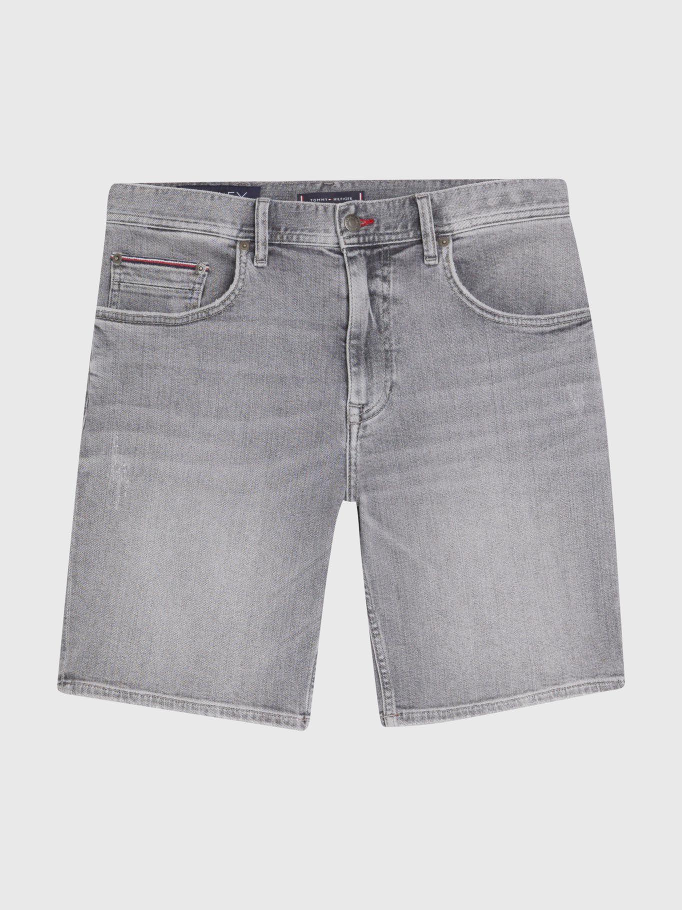 Shorts Denim Brooklyn Desteñido Gris Tommy Hilfiger-4