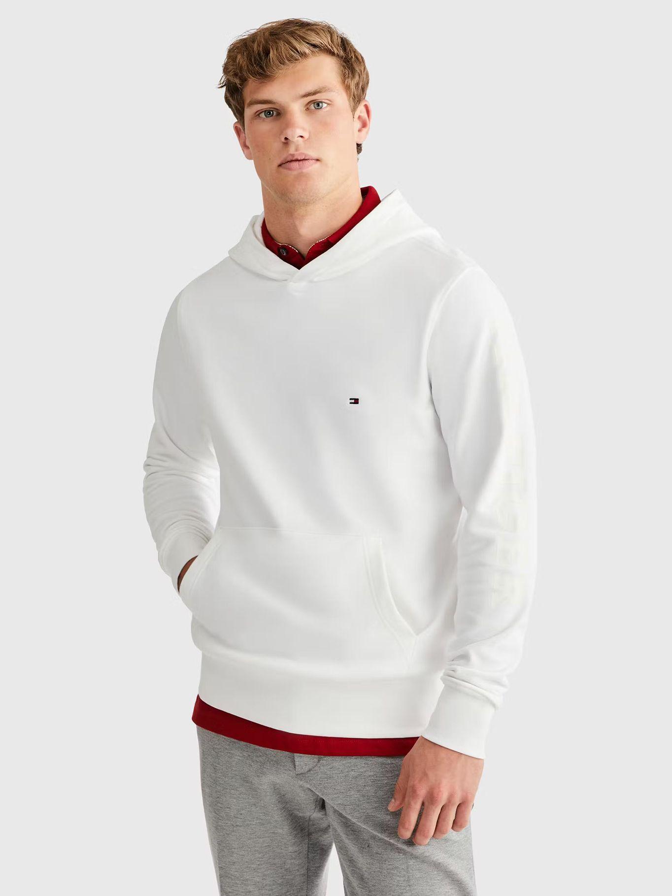 Polerón Hoodie Monotype Logo Blanco Tommy Hilfiger-0