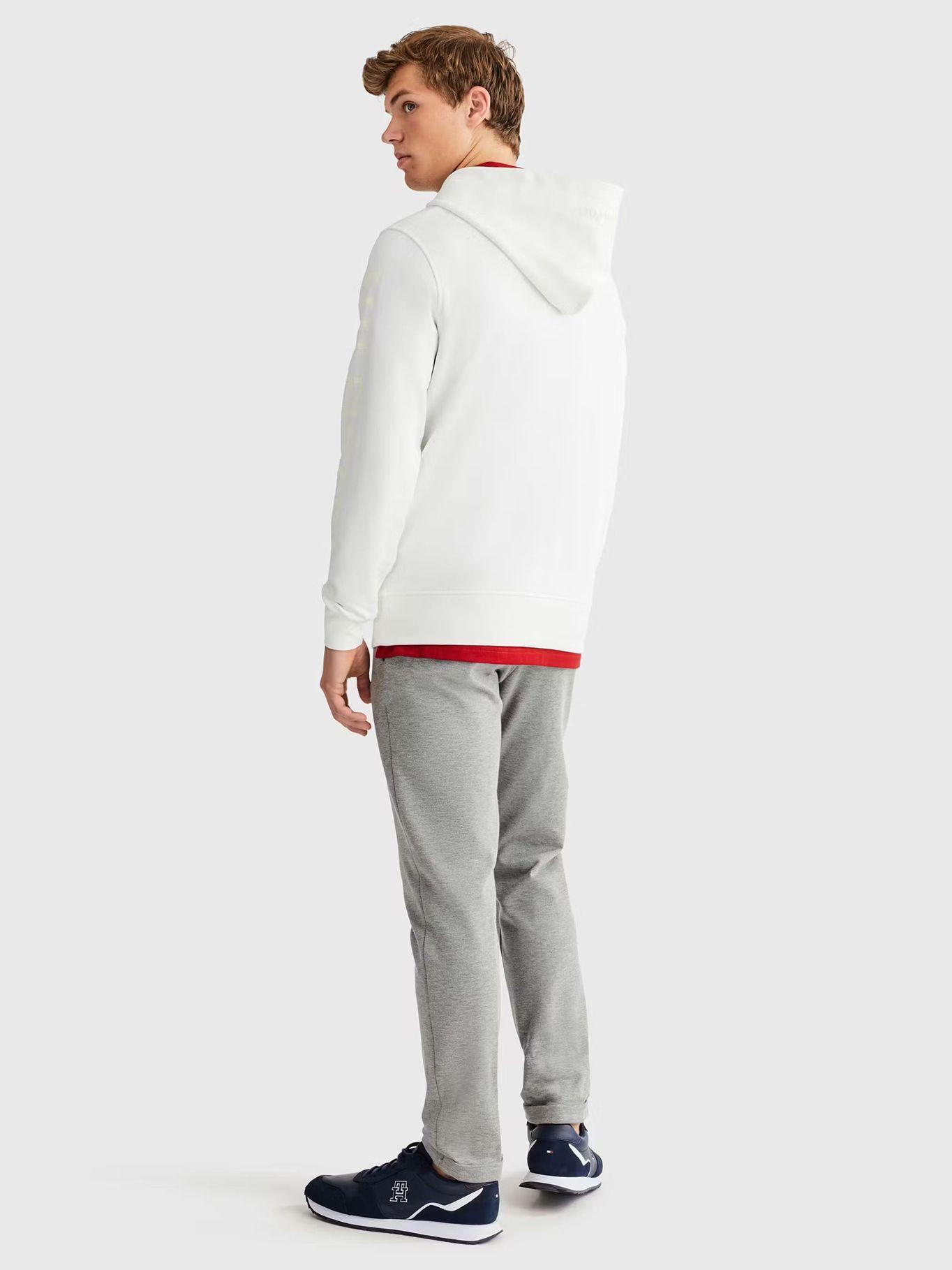 Polerón Hoodie Monotype Logo Blanco Tommy Hilfiger-2