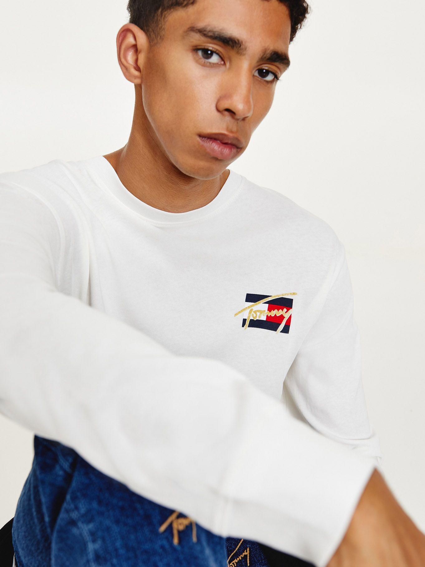 Polera Vintage Circular Blanco Tommy Jeans F2-2