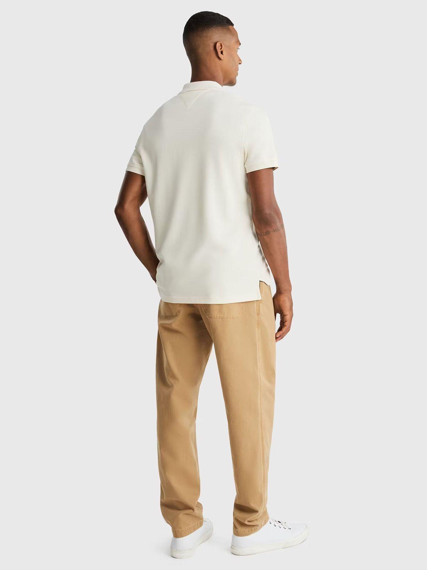 Polo Global Stripe Con Logo Blanco Tommy Hilfiger-2