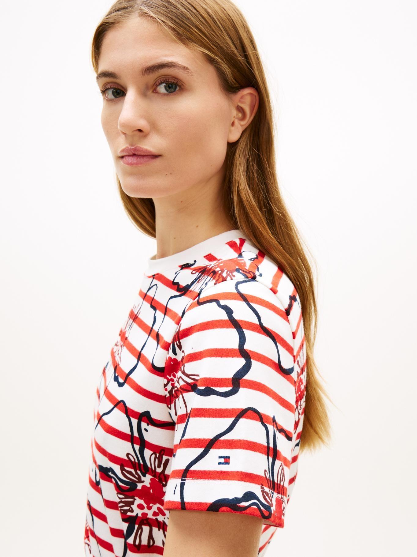 Polera Interlock Con Flores Regular Fit-3