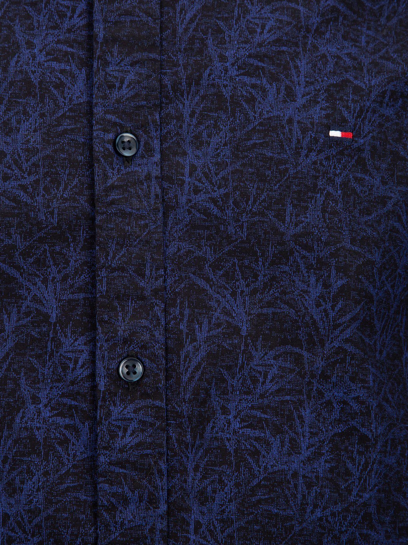 Camisa Dot Print Slim Fit Azul Tommy Hilfiger-2