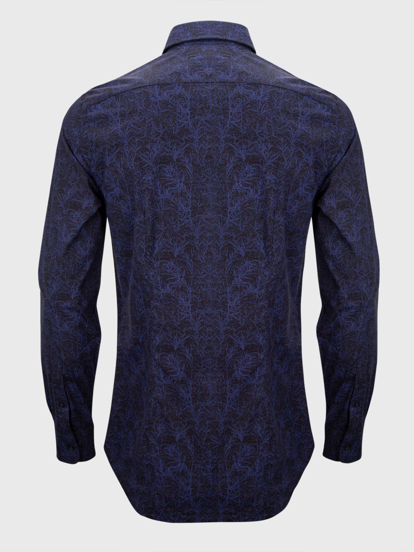Camisa Dot Print Slim Fit Azul Tommy Hilfiger-1