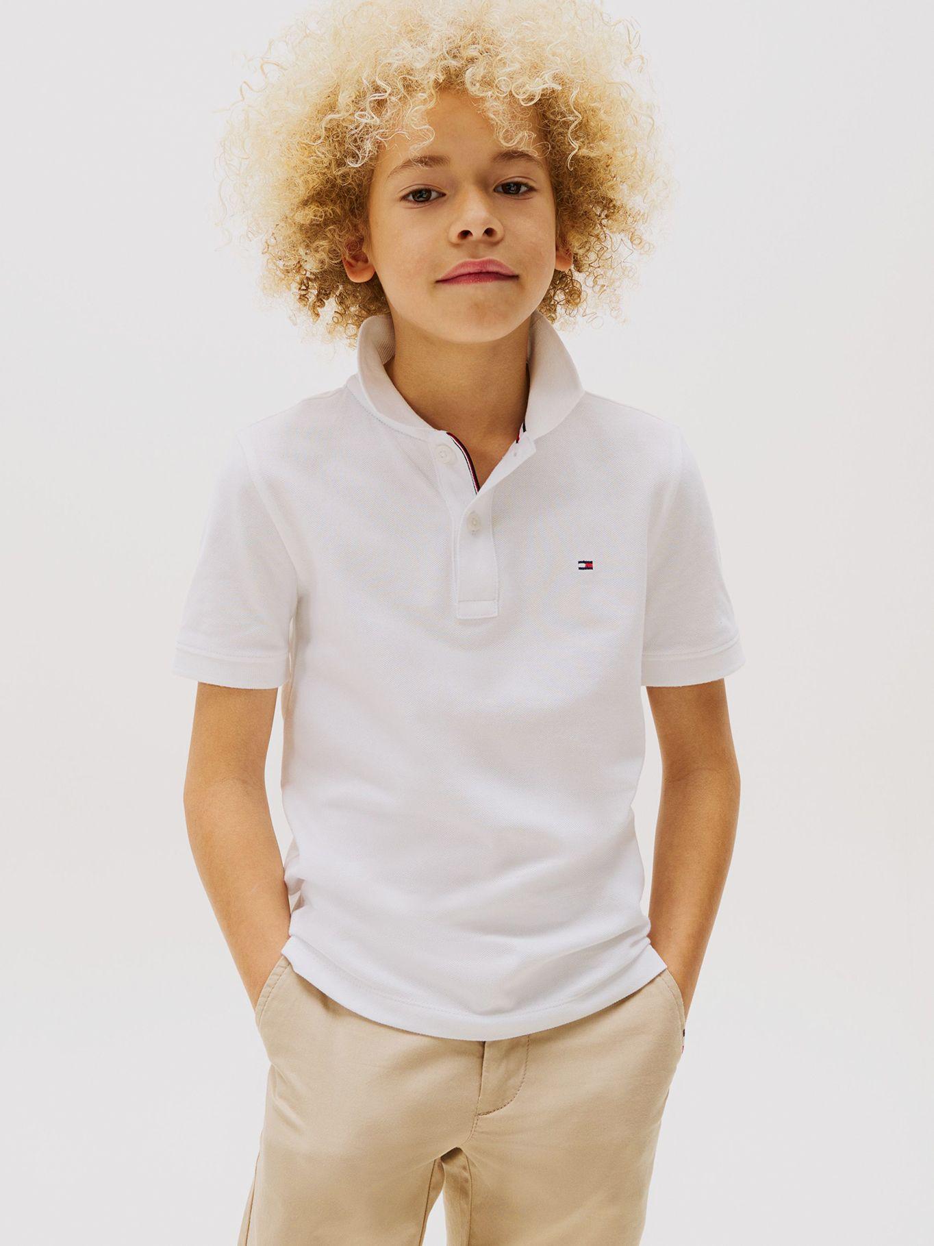 Polo Con Logo Essential Blanco Tommy Hilfiger-0