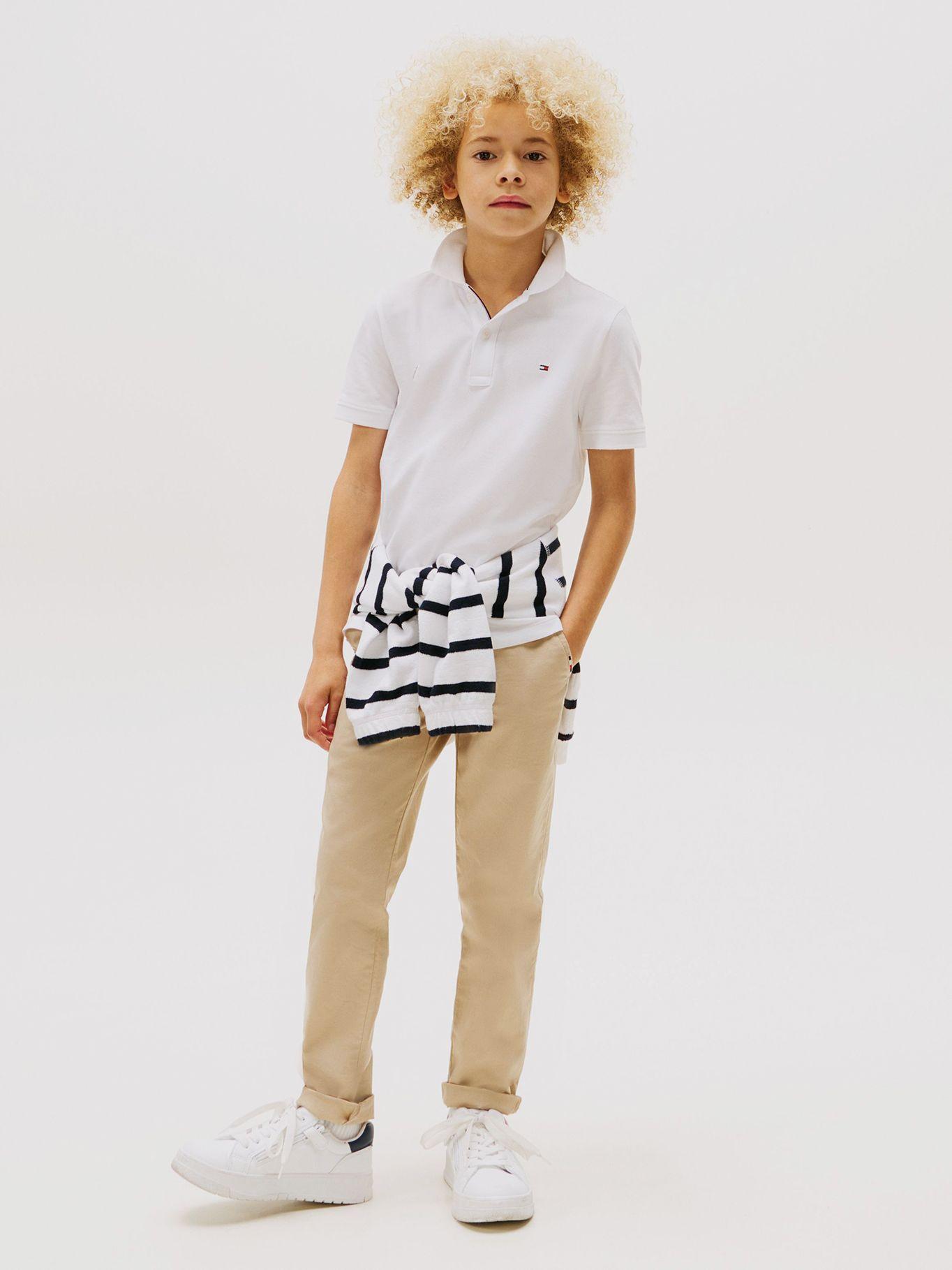 Polo Con Logo Essential Blanco Tommy Hilfiger-1