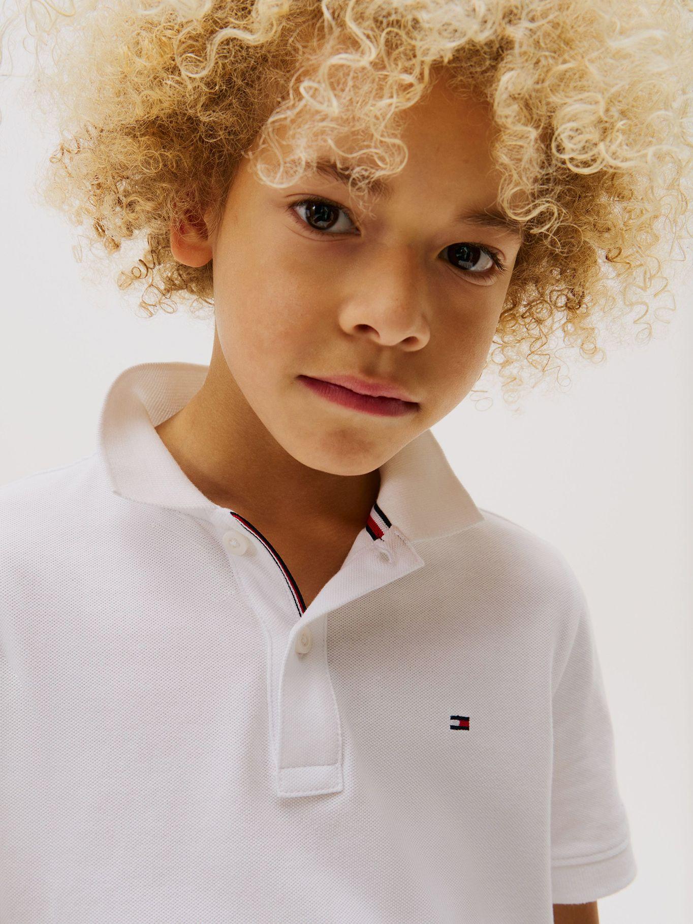 Polo Con Logo Essential Blanco Tommy Hilfiger-3