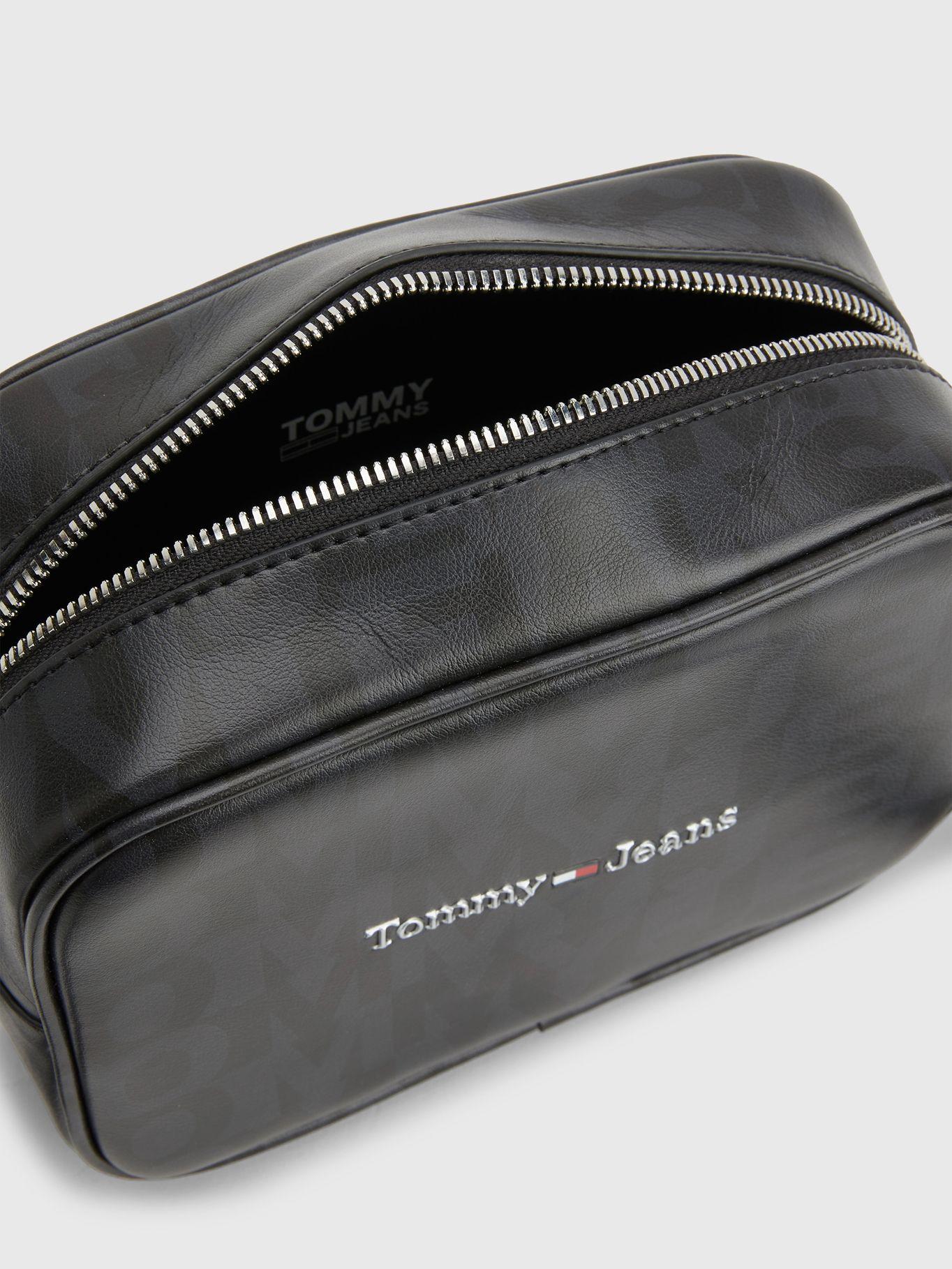Bandolera Con Print Logo Negro Tommy Hilfiger-4