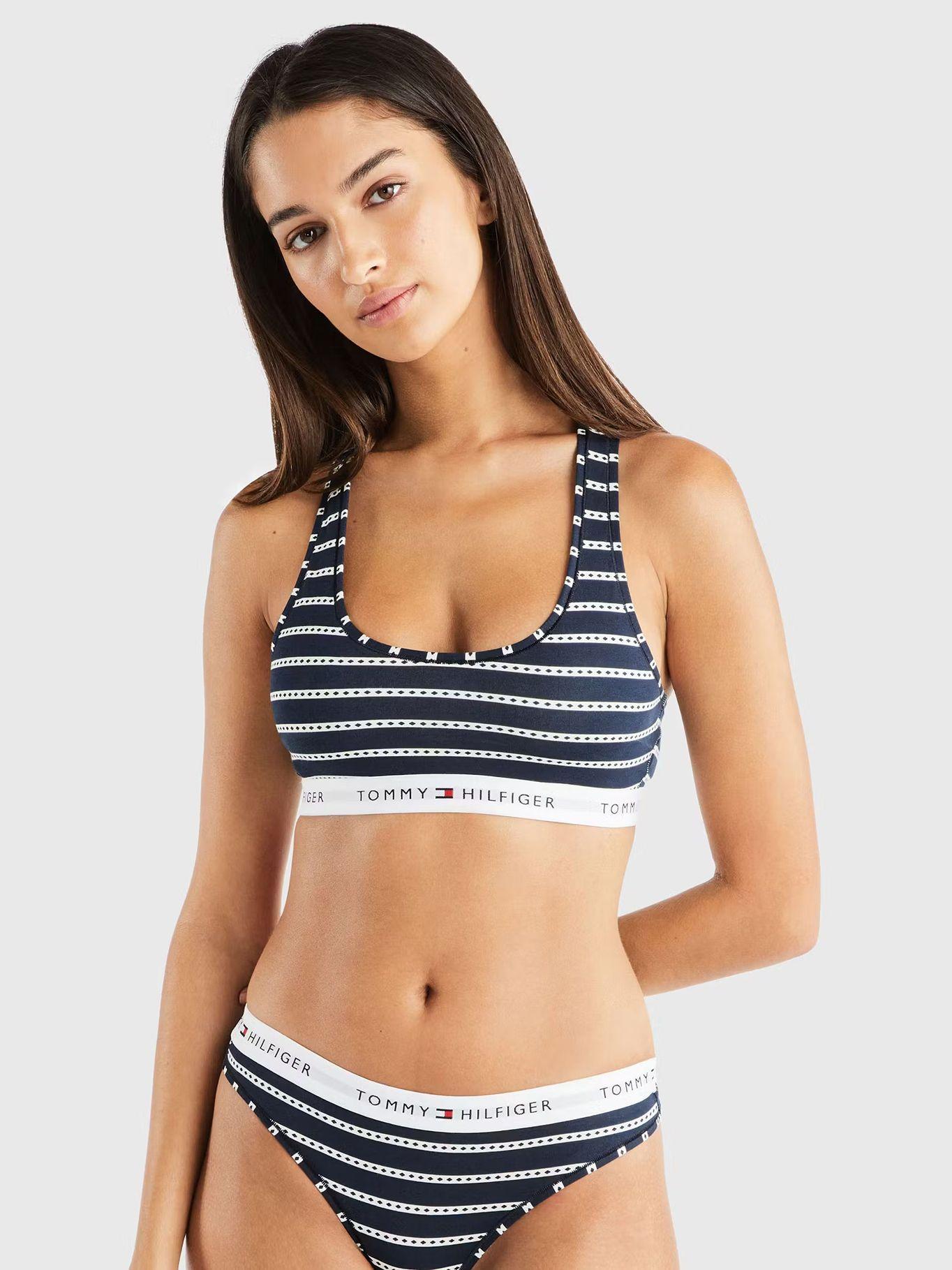 Bralette Sport Logo Azul Tommy Hilfiger-0