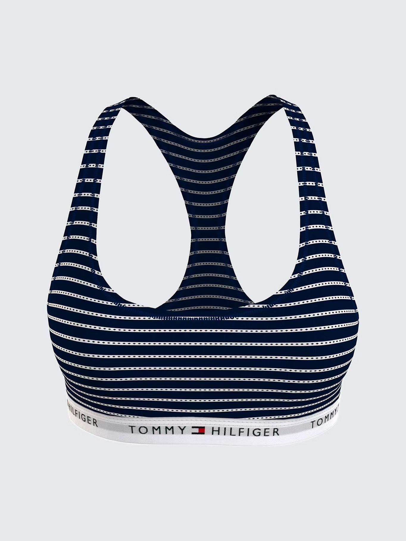 Bralette Sport Logo Azul Tommy Hilfiger-3