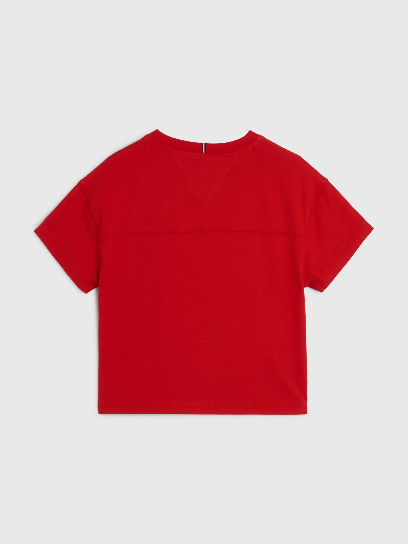 Polera Varsity Logo Rojo Tommy Hilfiger-1