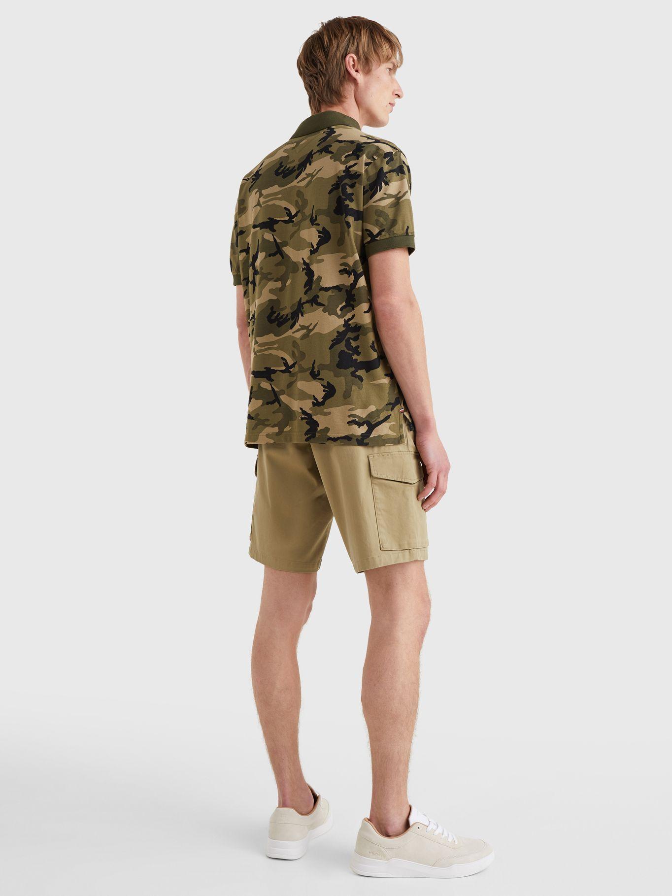 Polo Camo Print Verde Tommy Hilfiger JN2-1
