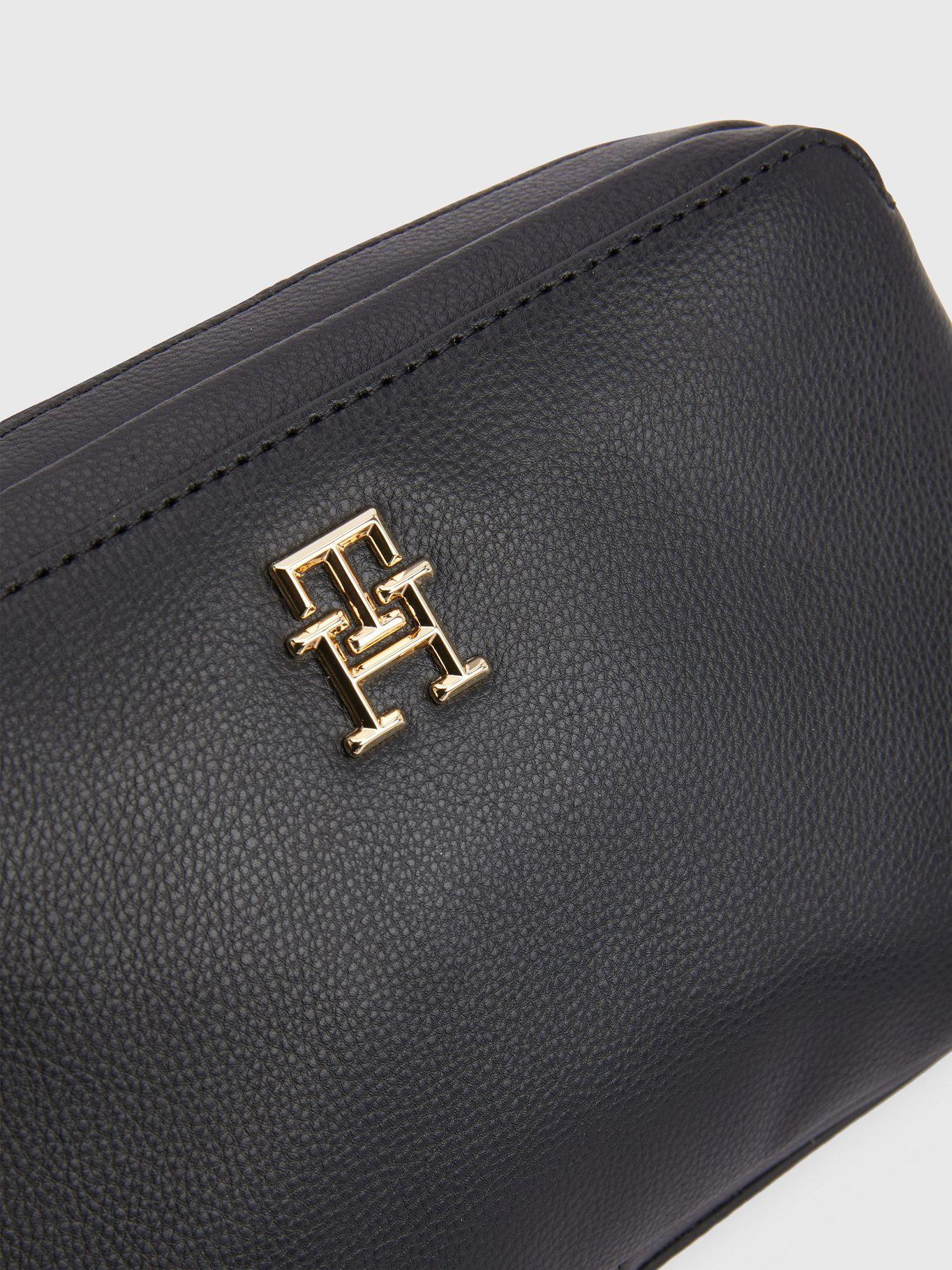 Cartera Monogram Con Stripe Negro Tommy Hilfiger-2