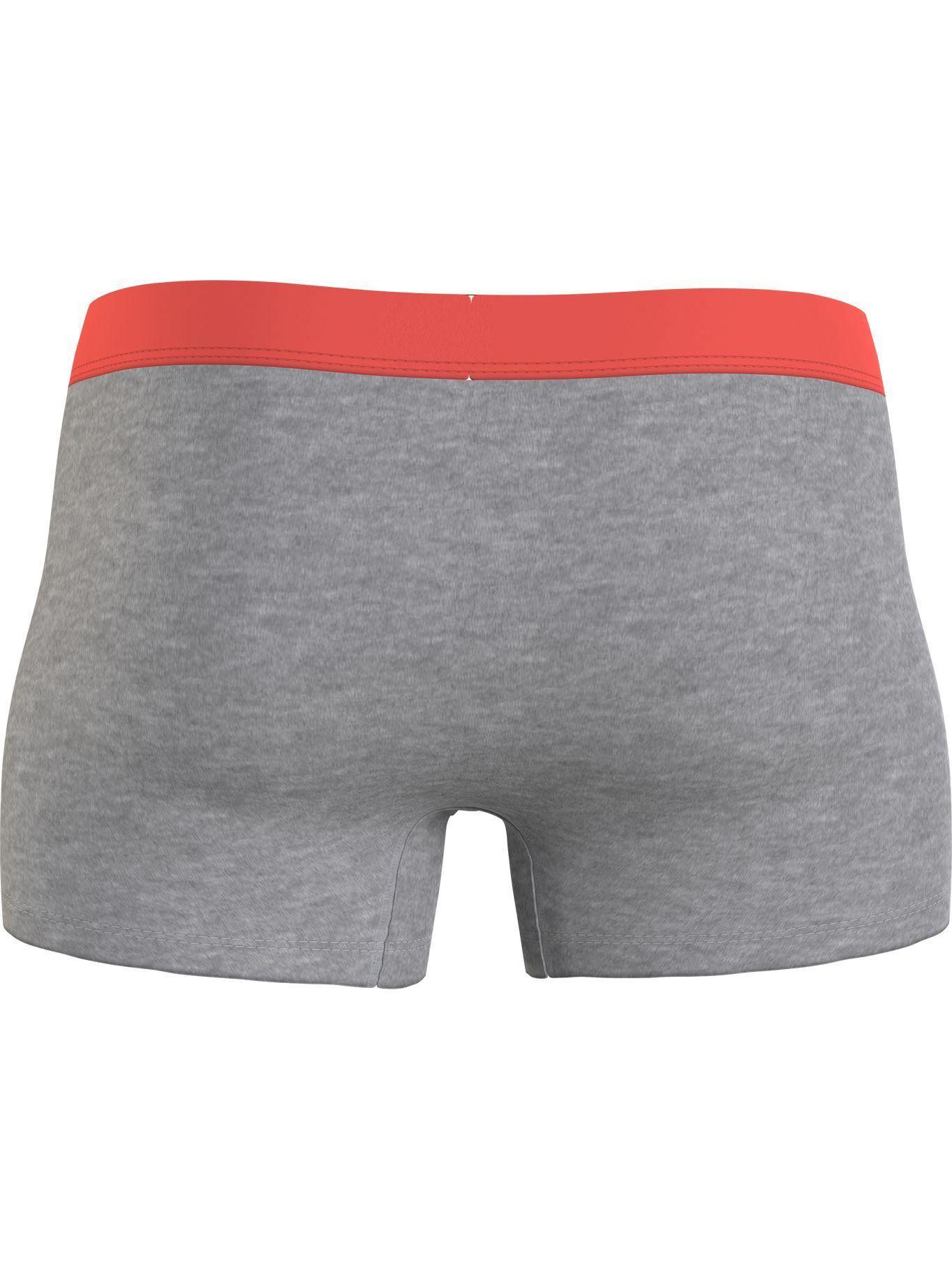 Calzoncillo Trunk Algodón Con Logo Gris Tommy Hilfiger-1