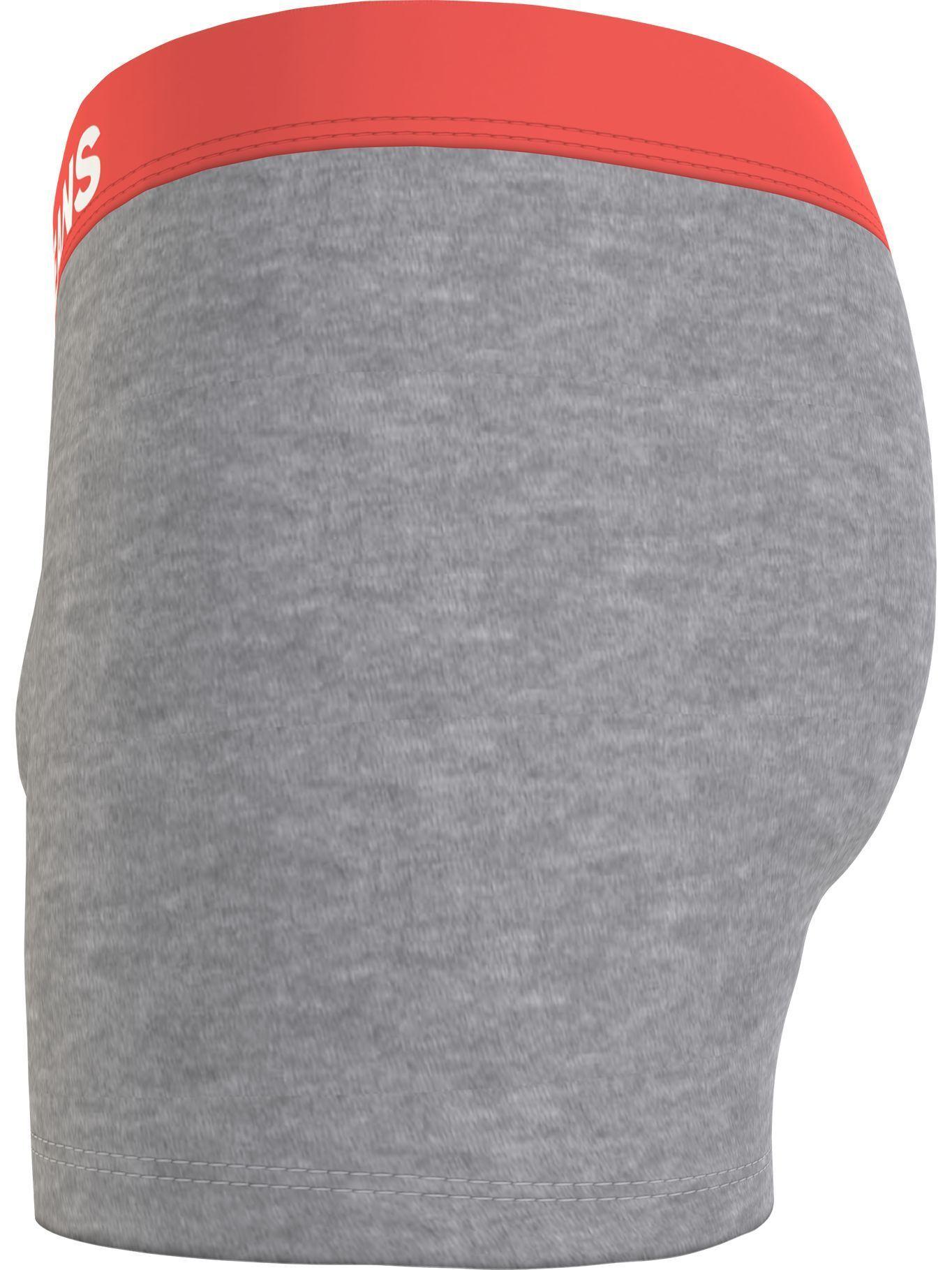Calzoncillo Trunk Algodón Con Logo Gris Tommy Hilfiger-3