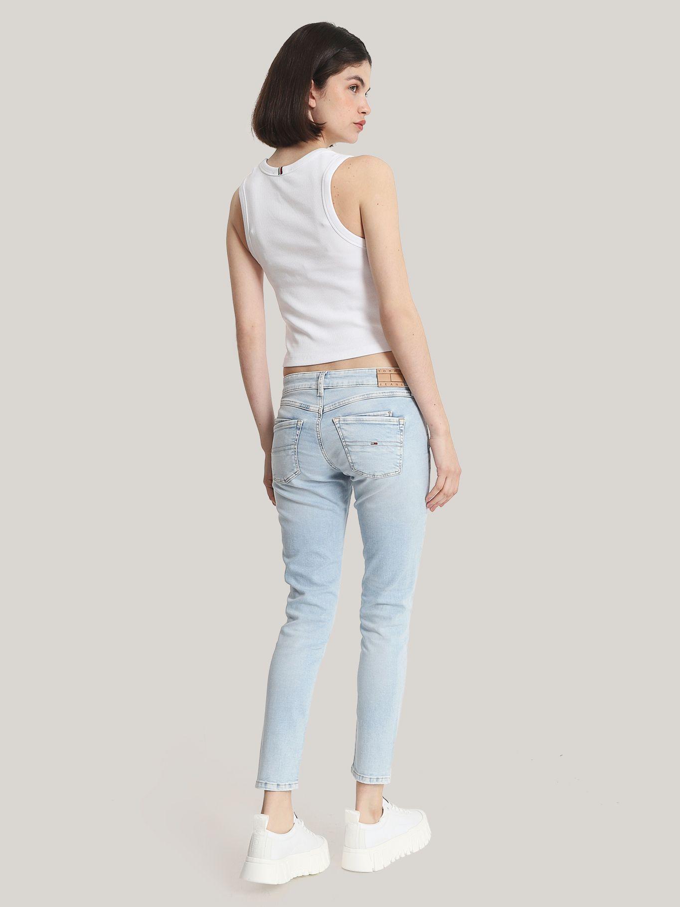 Polera Cropped Acanalada Blanco Tommy Hilfiger-2