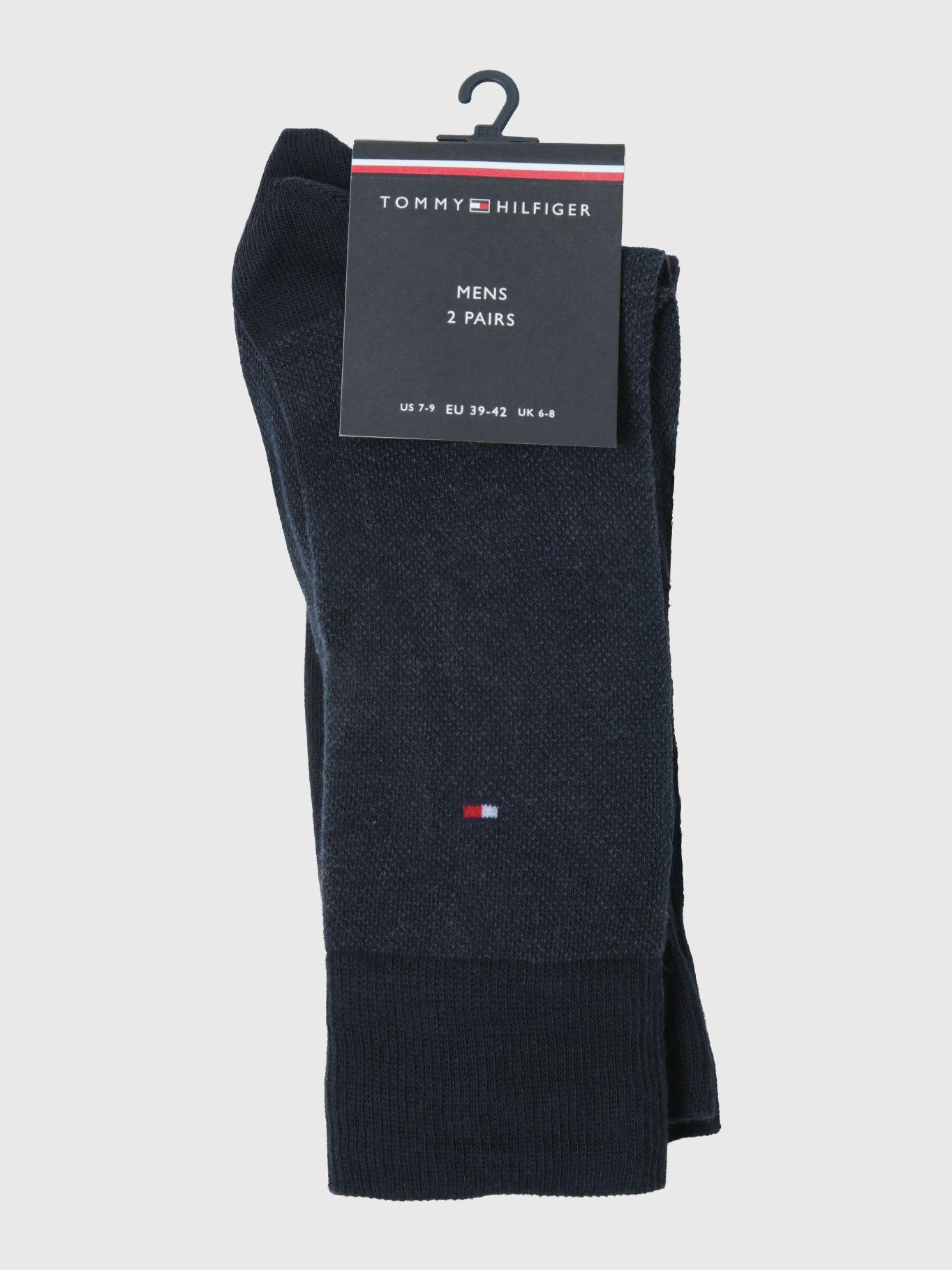 Pack De 2 Calcetine Con Logo Negro Tommy Hilfiger-2