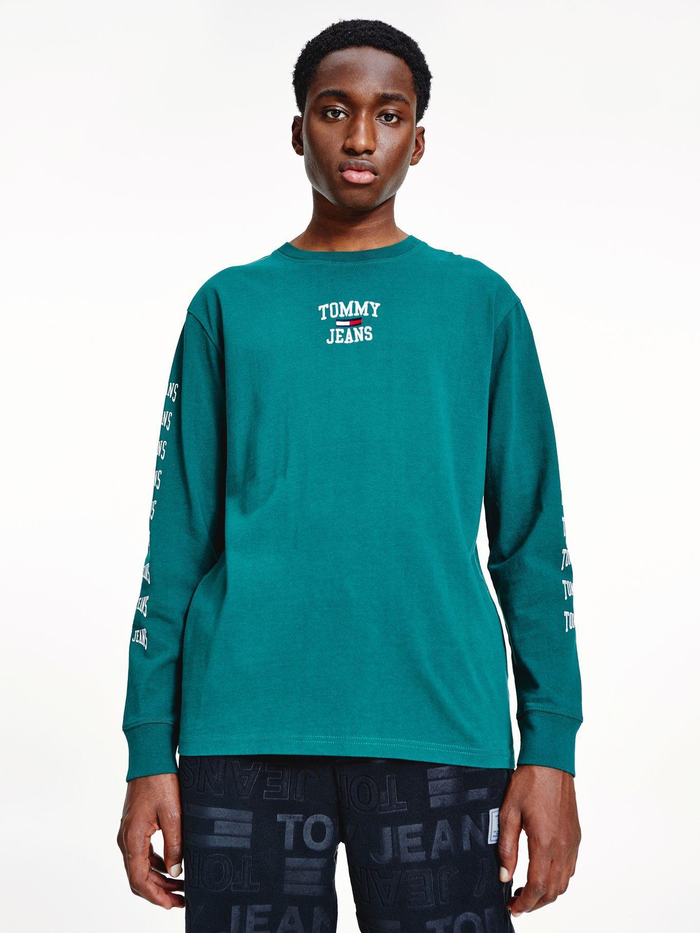 Polera Graphic Logo Verde Tommy Jeans F2-0