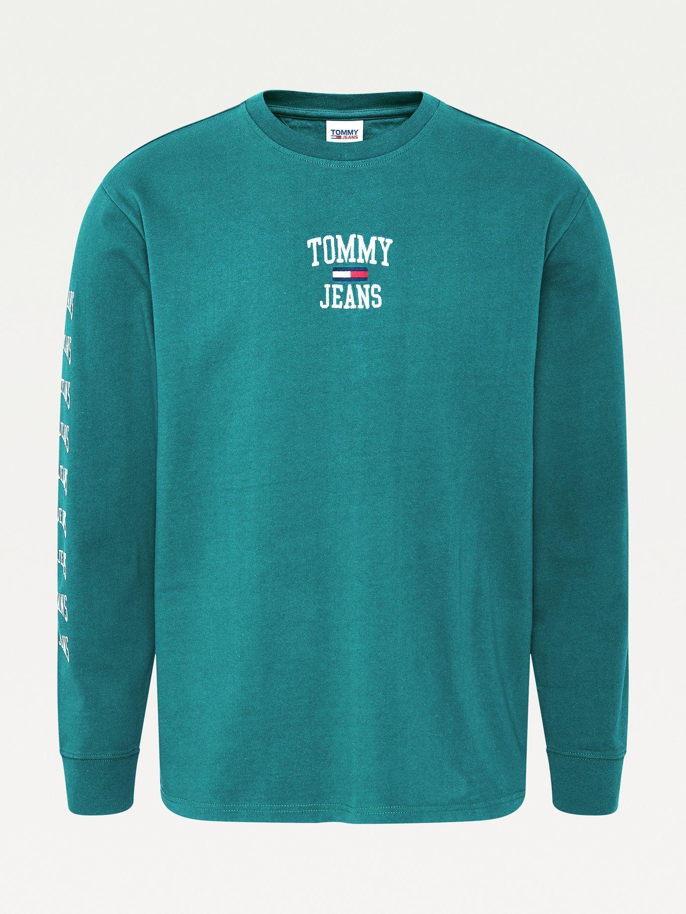 Polera Graphic Logo Verde Tommy Jeans F2-4