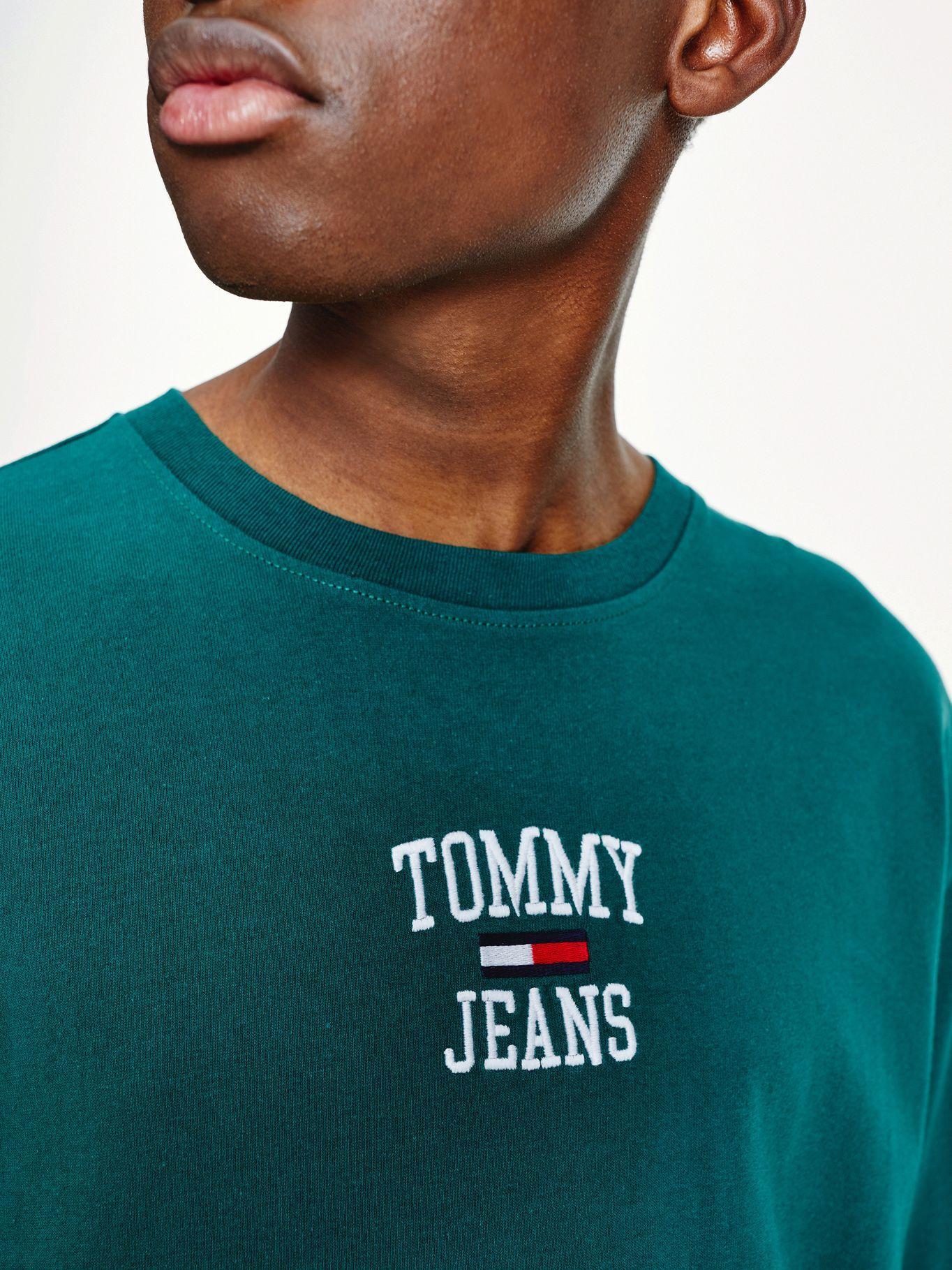 Polera Graphic Logo Verde Tommy Jeans F2-2