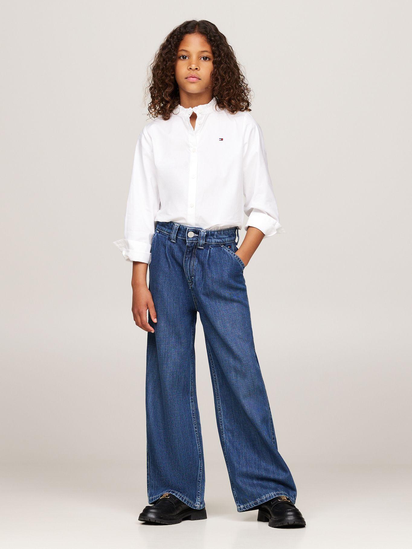 Blusa Con Cuello De Volantes Blanco Tommy Hilfiger-1