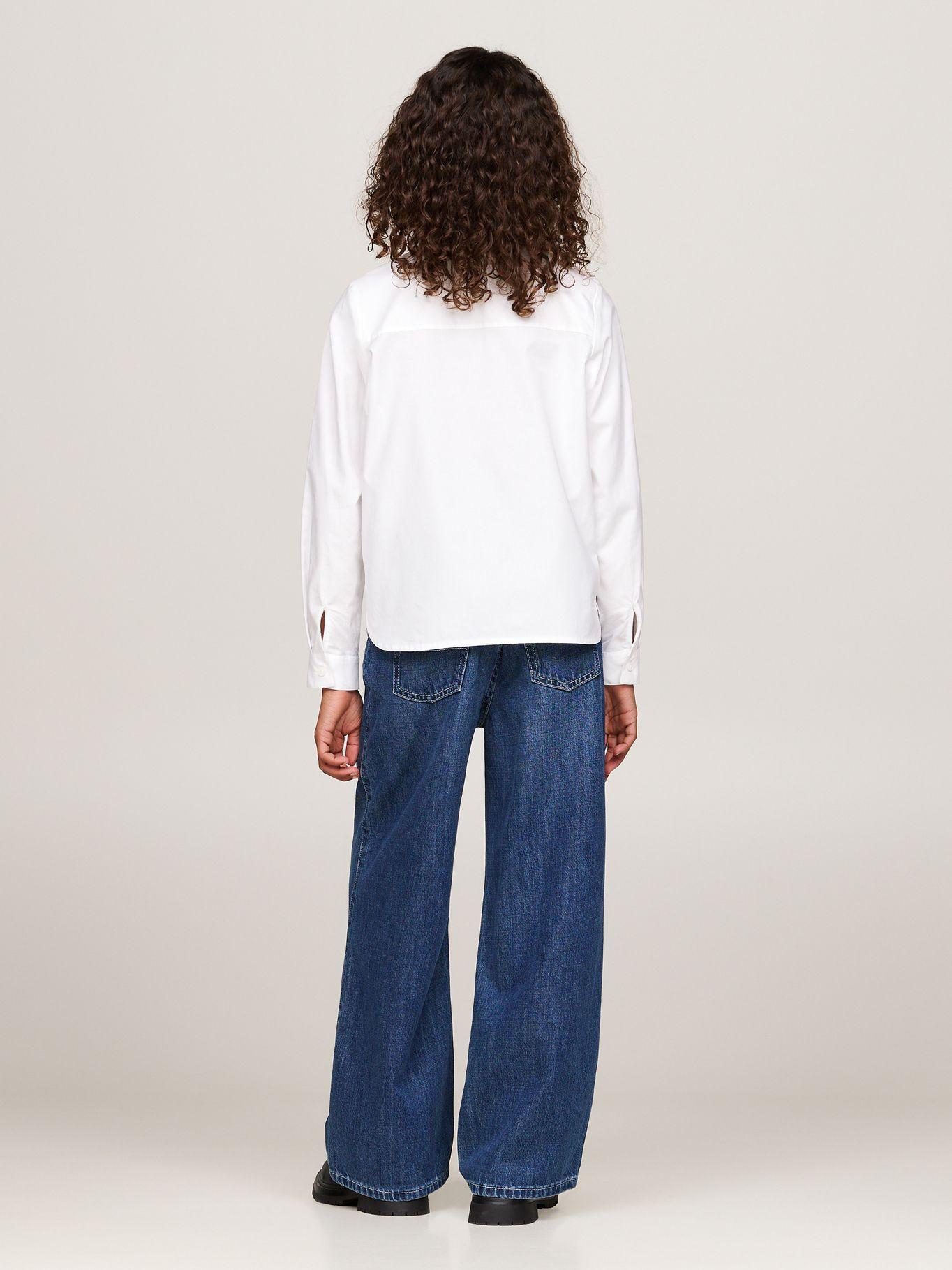 Blusa Con Cuello De Volantes Blanco Tommy Hilfiger-2