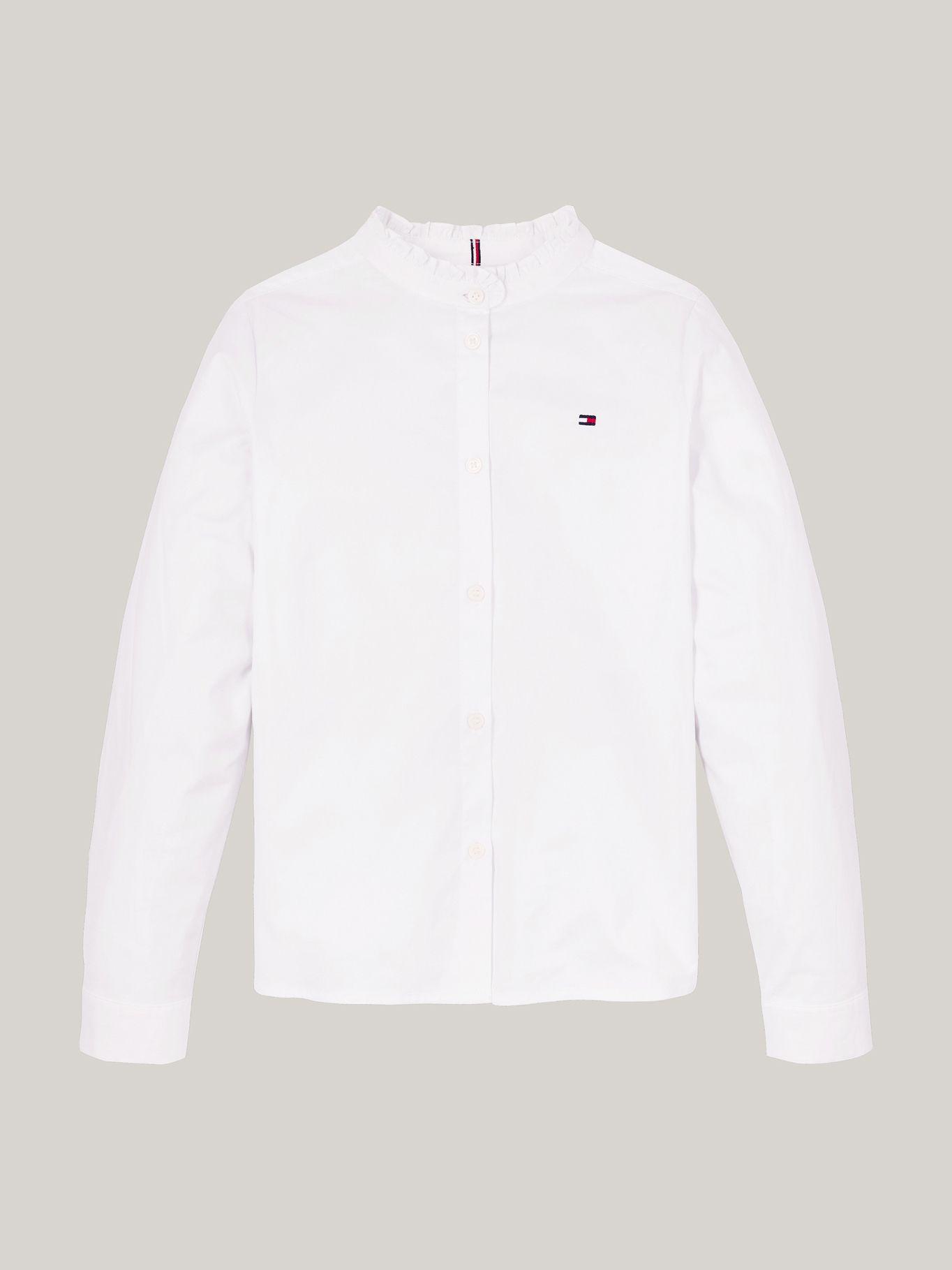 Blusa Con Cuello De Volantes Blanco Tommy Hilfiger-4