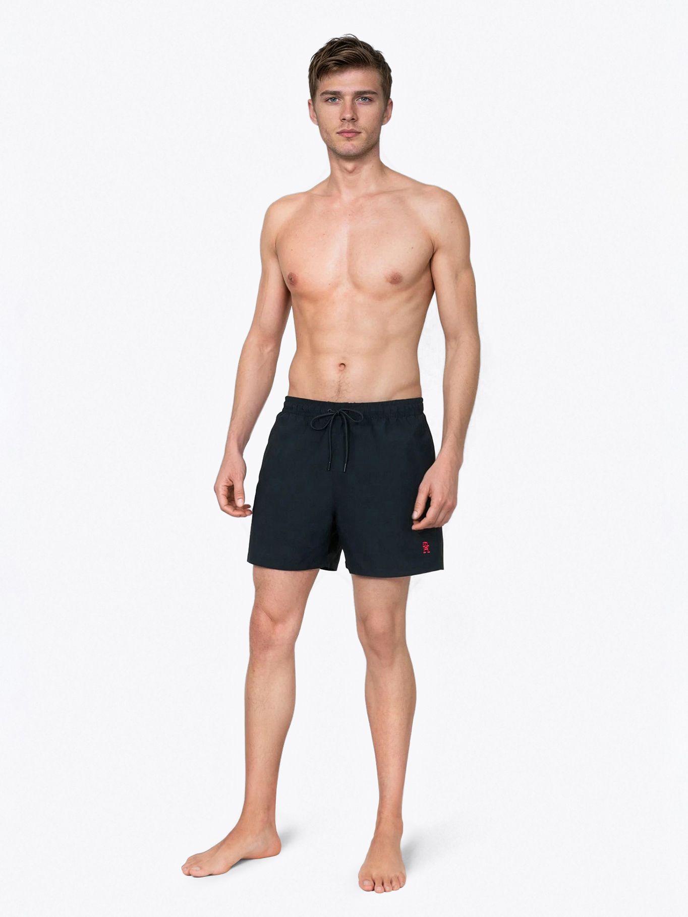 Traje De Baño Monogram Azul Tommy Hilfiger-0