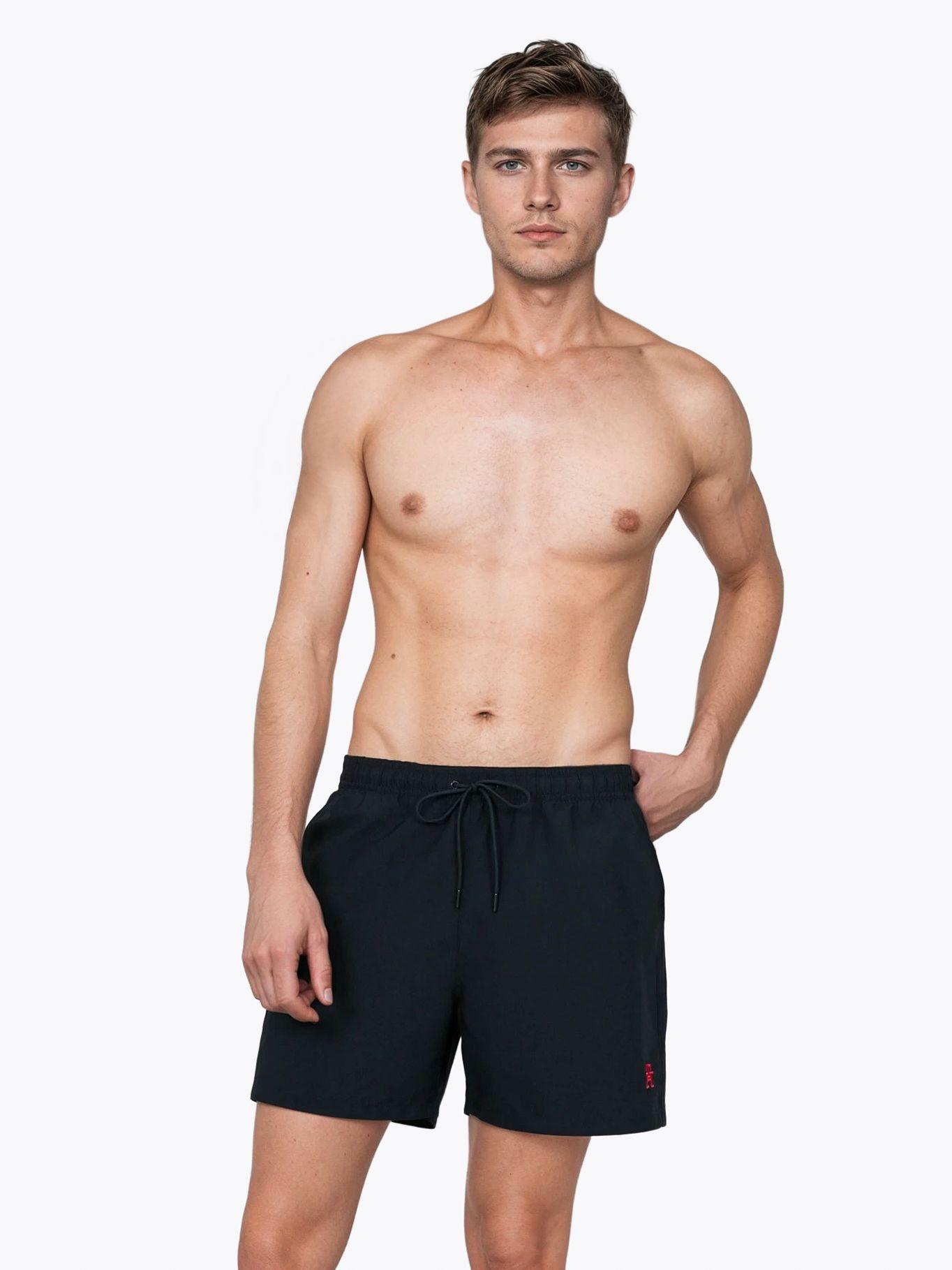 Traje De Baño Monogram Azul Tommy Hilfiger-1