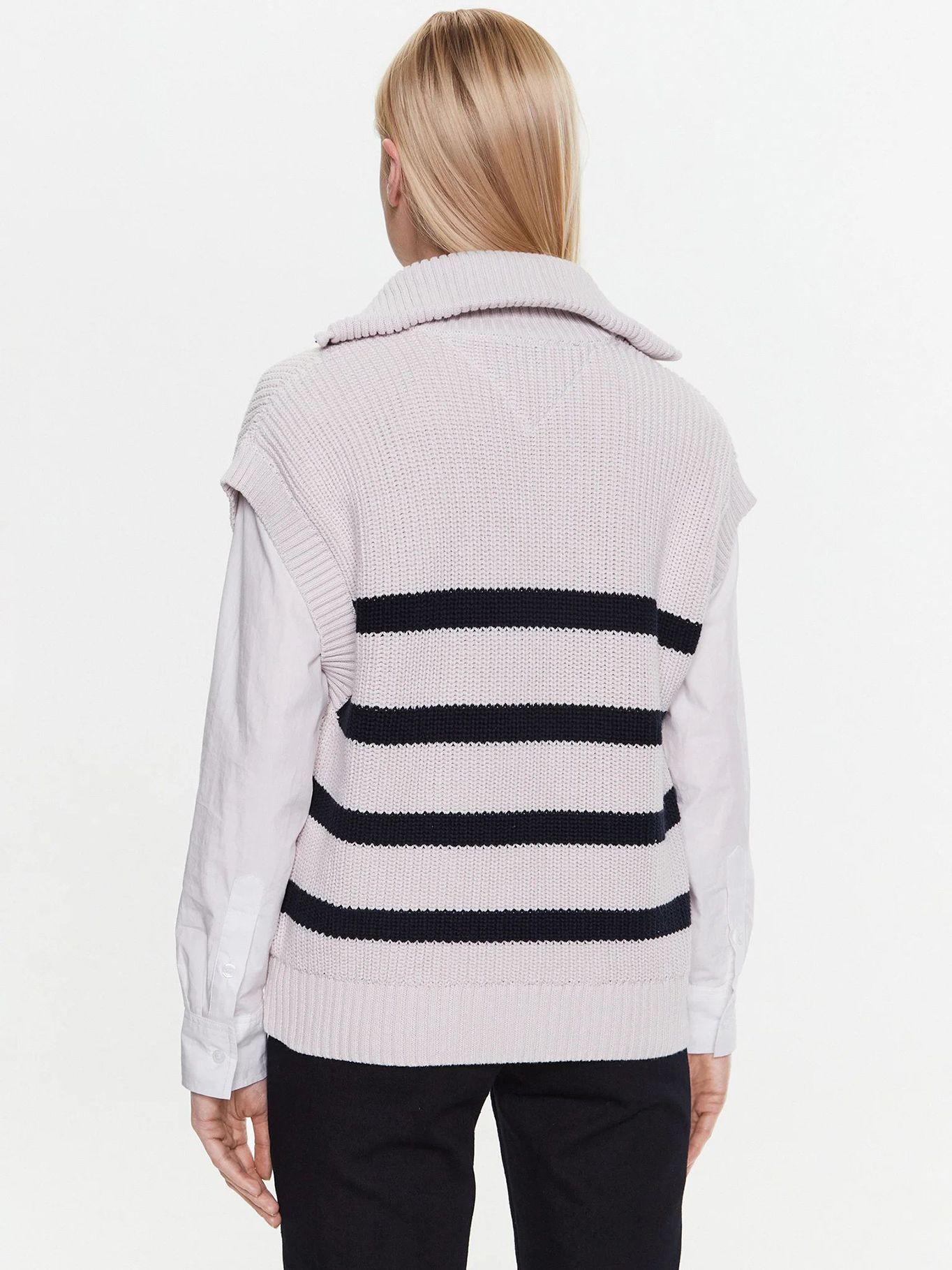 Sweater Vest Con Cierre Beige Tommy Hilfiger-2