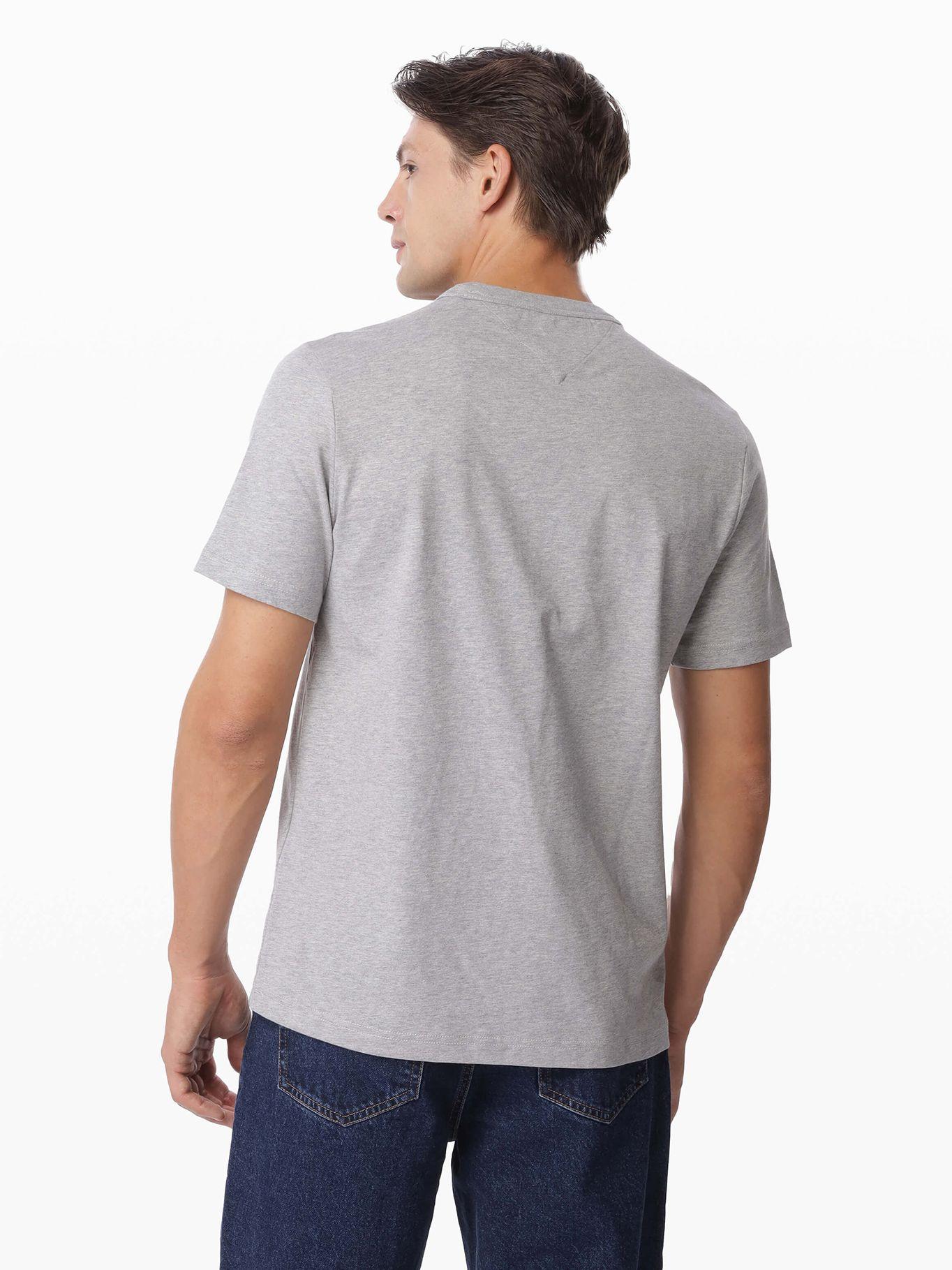 Polera Arch Pocket Con Logo Gris Tommy Hilfiger-2