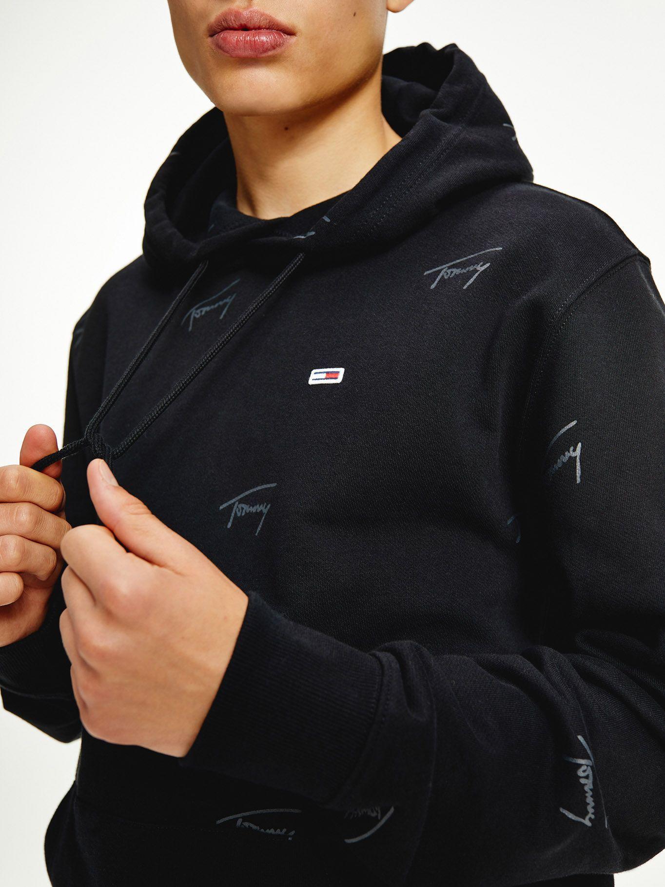 Polerón Hoodie Critter Negro Tommy Jeans F2-2