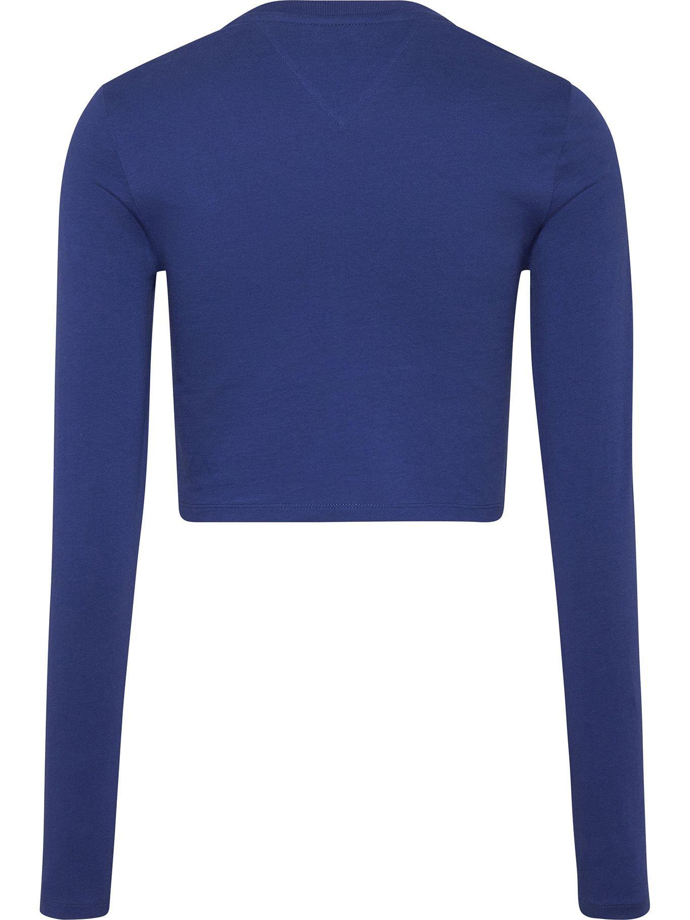 Polera Baby Crop Essntial Logo Azul Tommy Hilfiger-1