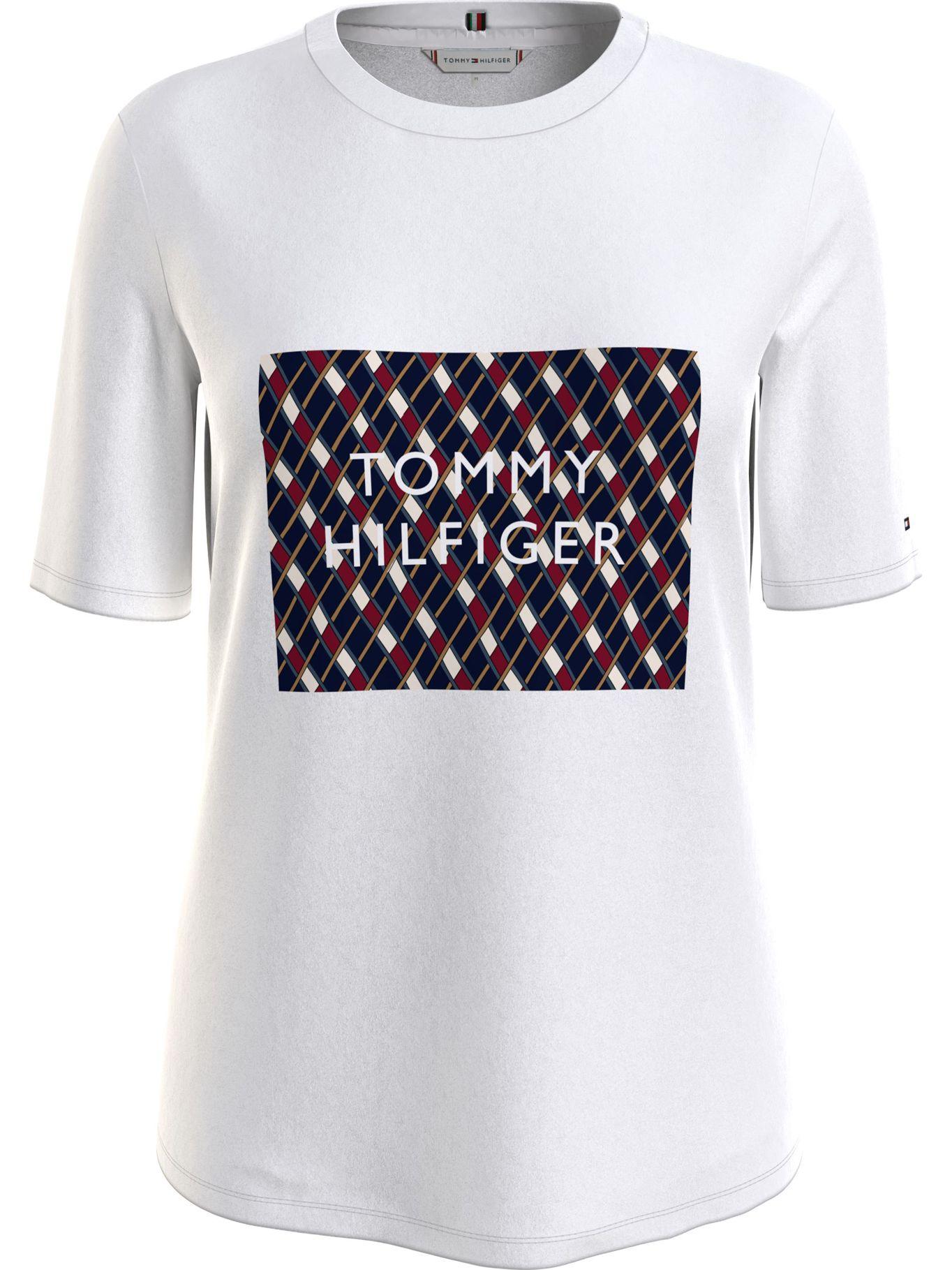 Polera Regular Box Flag Blanco Tommy Hilfiger-0
