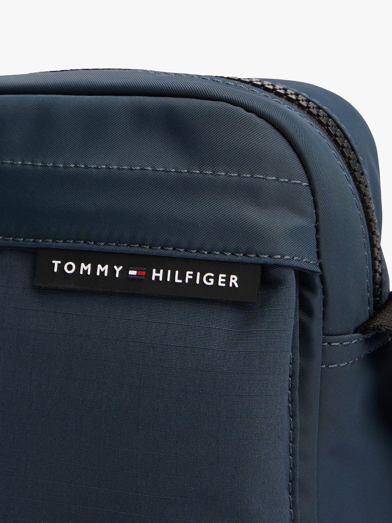 Bolso Reporter Con Logo Engomado Azul Tommy Hilfiger-3