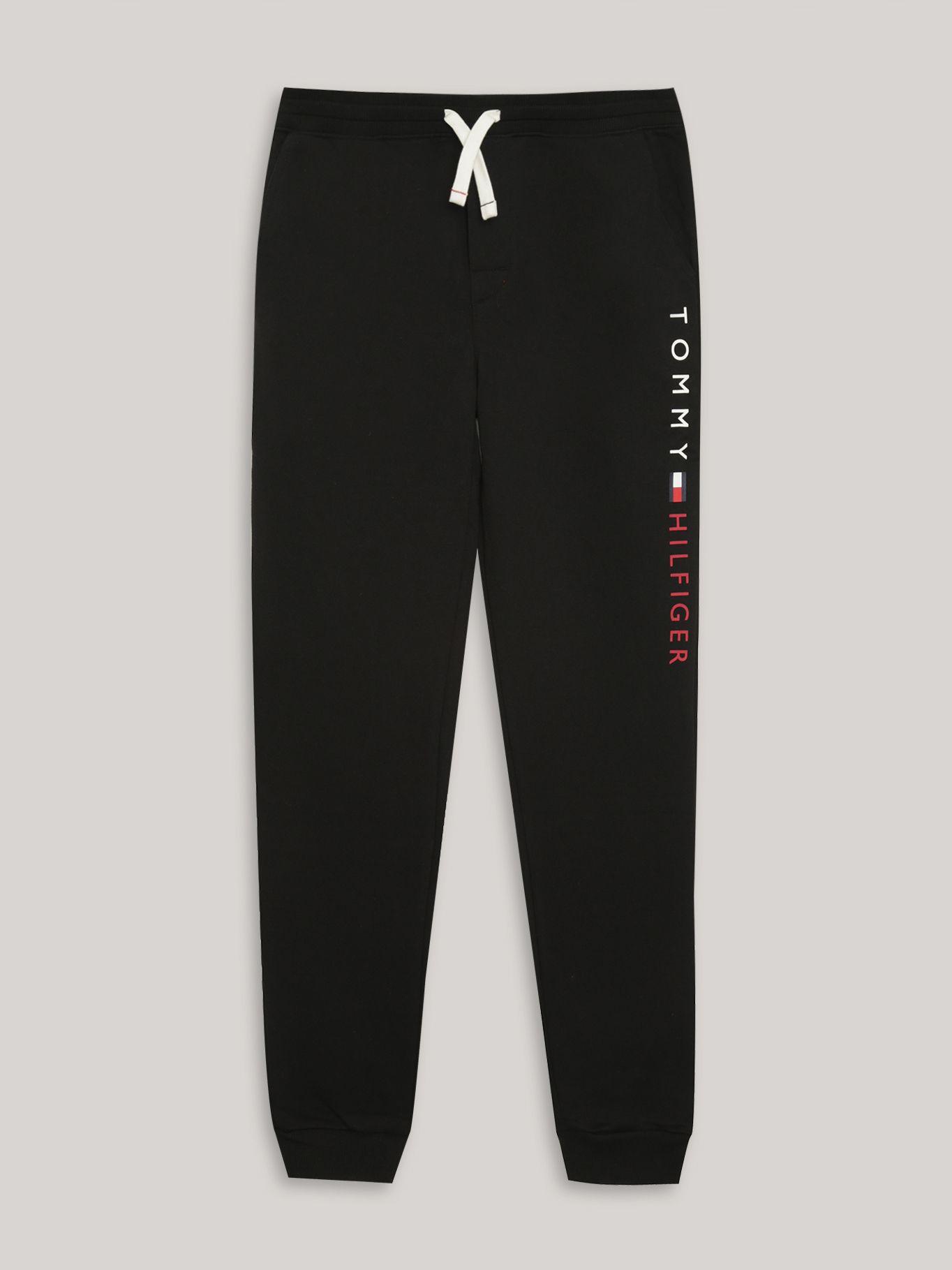 Jogger Niño Solid y Logo Estampado Negro Tommy Hilfiger-0