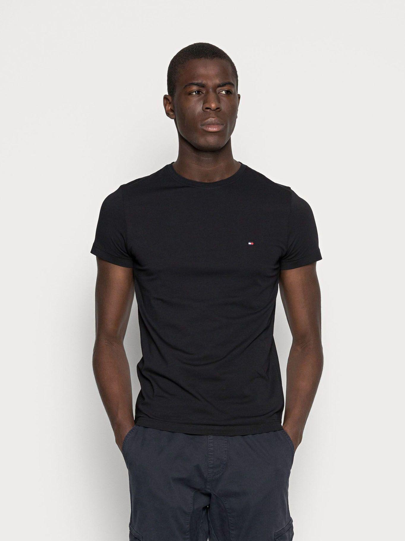 Pijama Manga Corta Essential Logo Negro Tommy Hilfiger-0