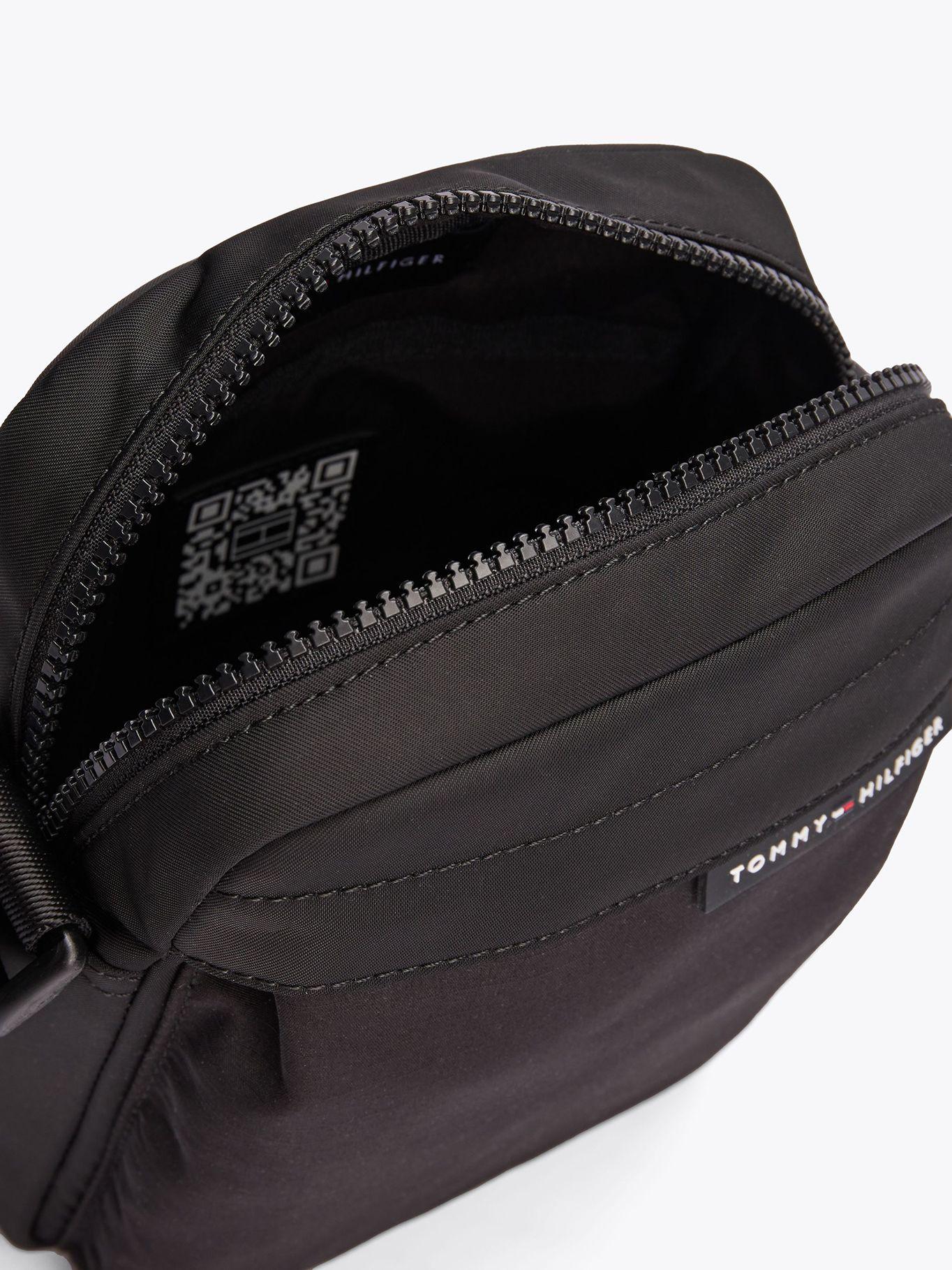 Bolso Reporter Logo Engomado BDS Negro Tommy Hilfiger-2